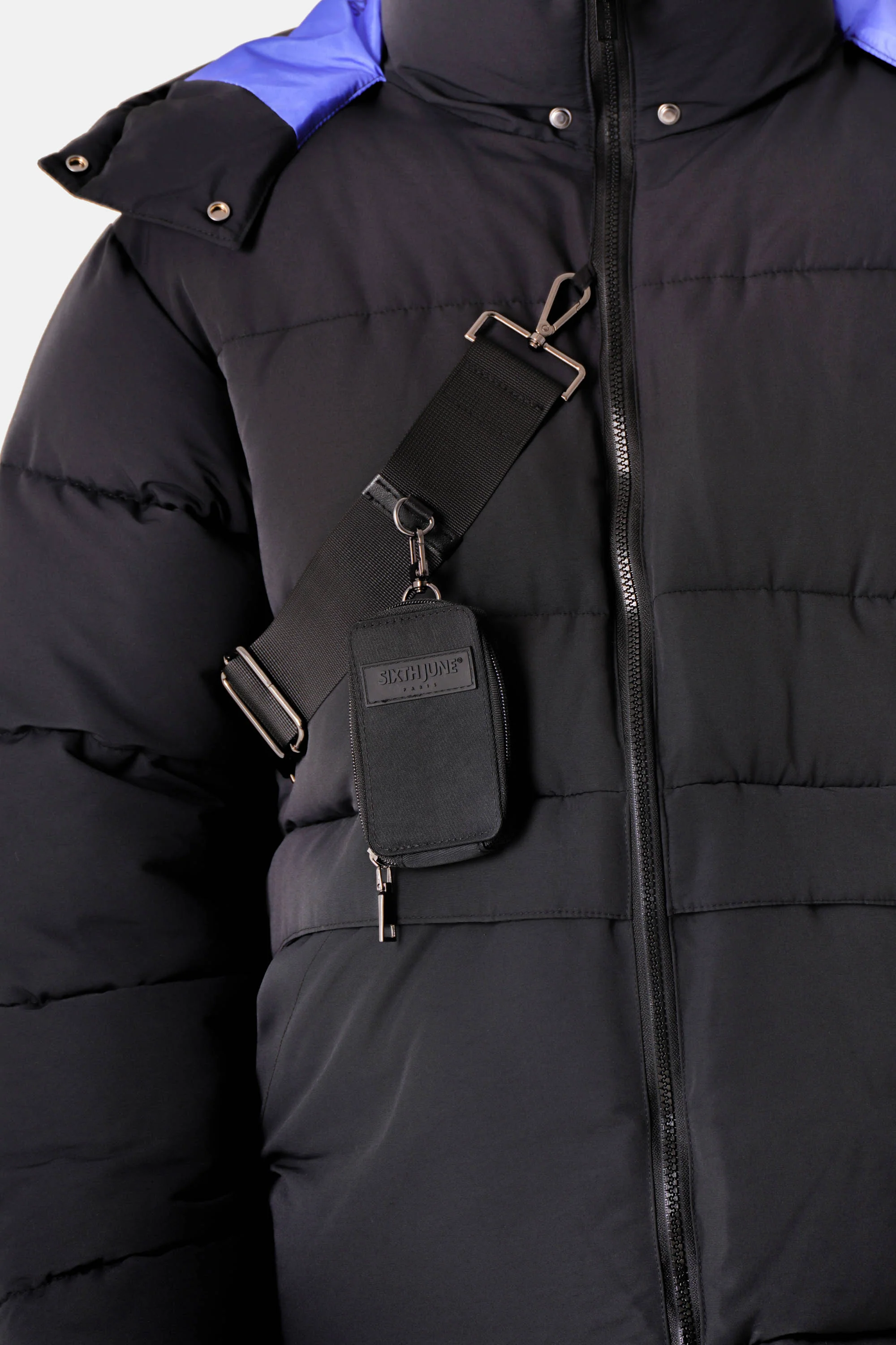 BICOLORED logo puffer jacket - Image 6