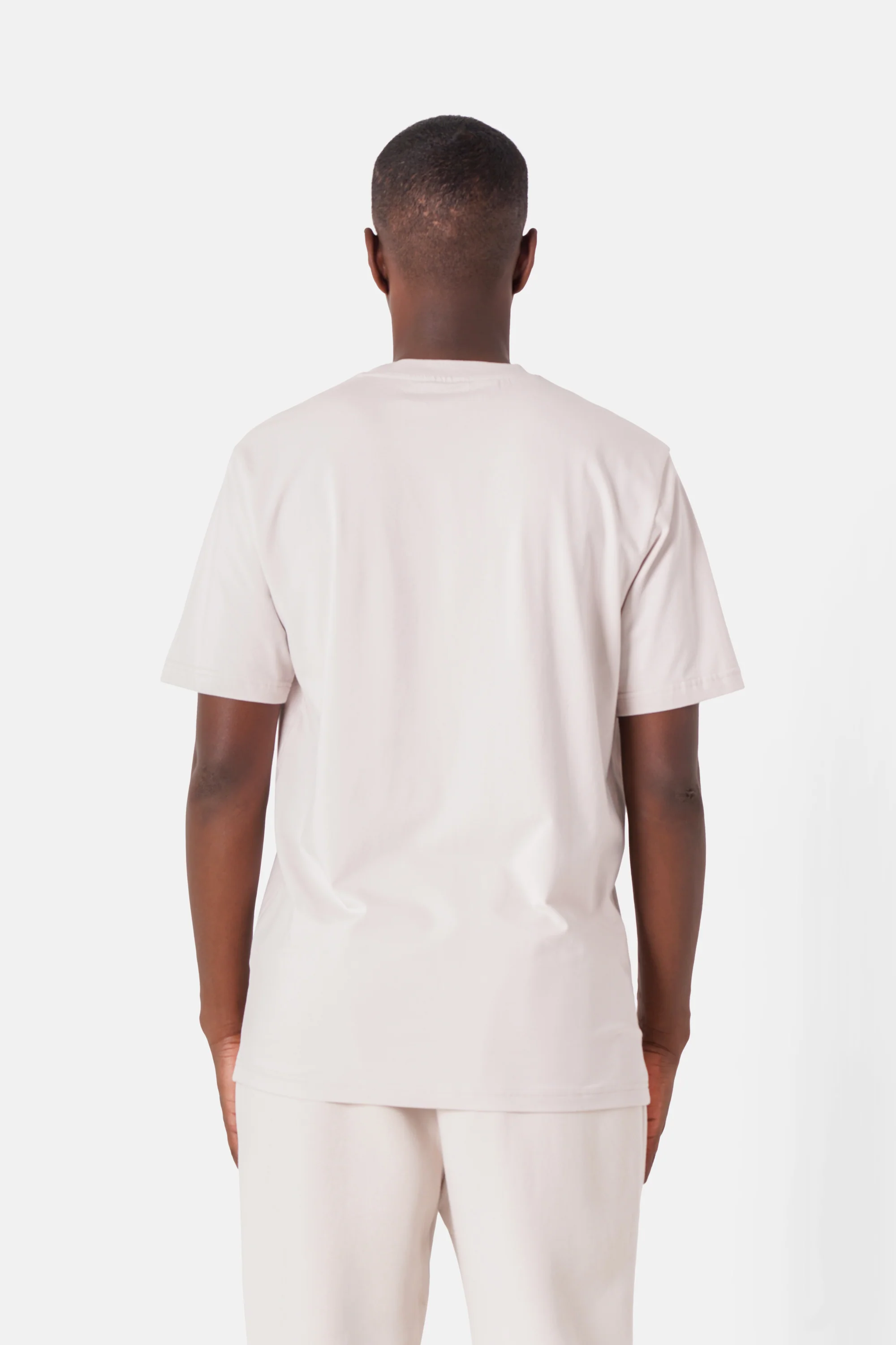 T-shirt logo brodé Paris Beige clair - Image 5