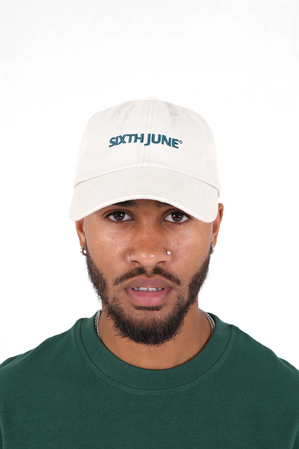 Casquette logo brodé Beige clair - Image 2