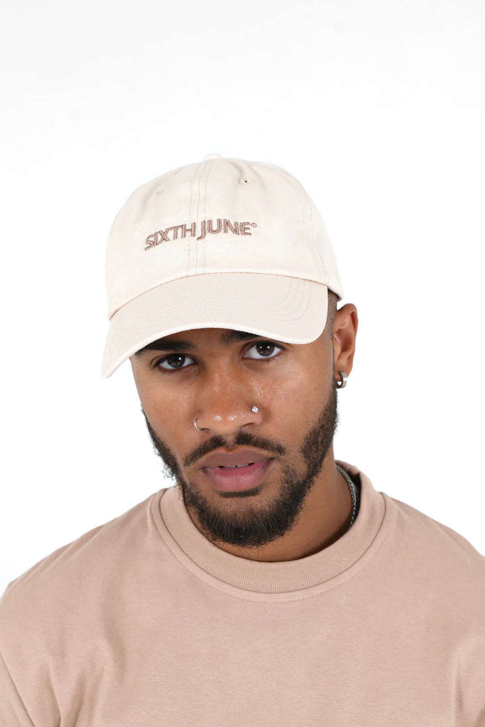 Casquette logo brodé Beige - Image 2
