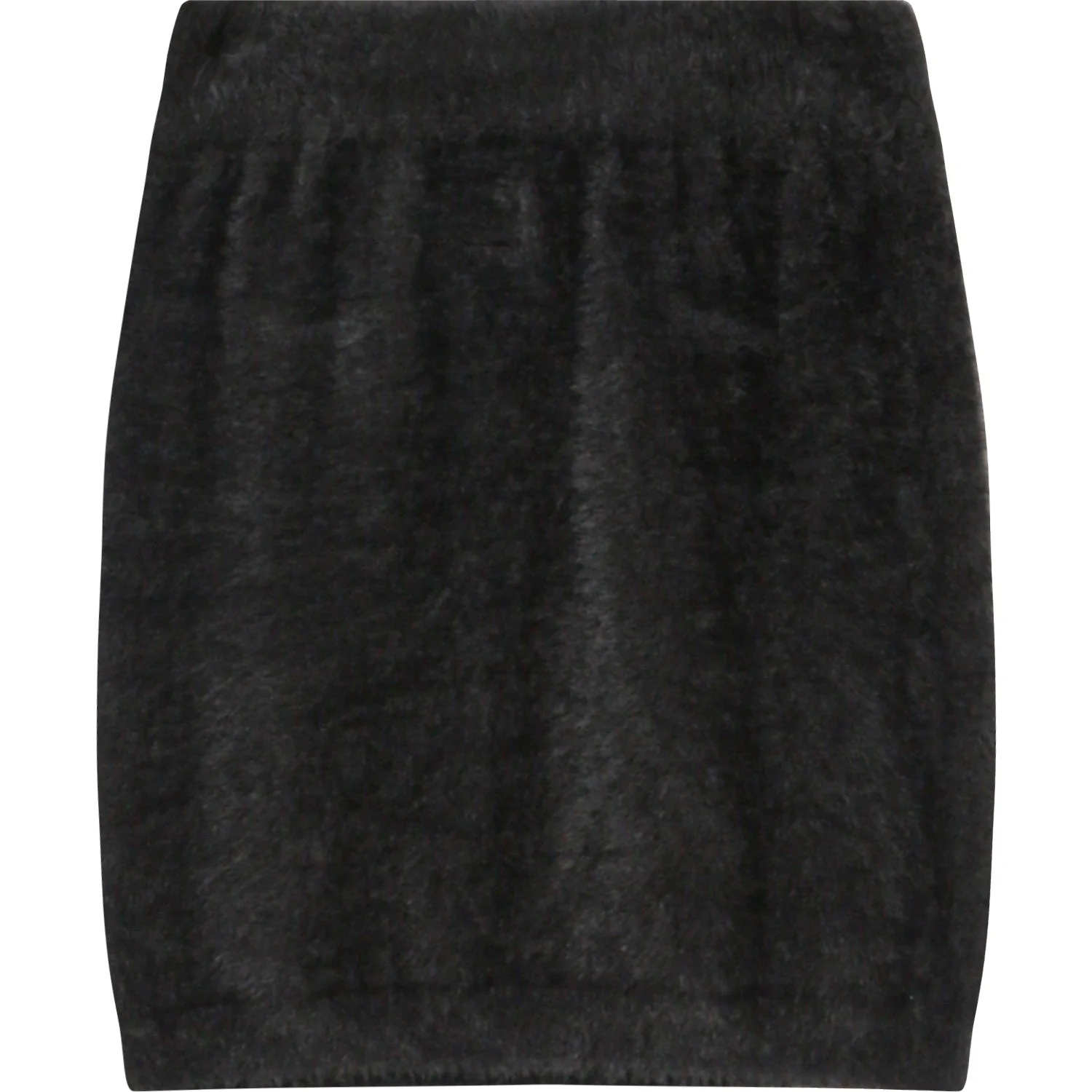 Jupe duveteuse courte Noir - Image 6