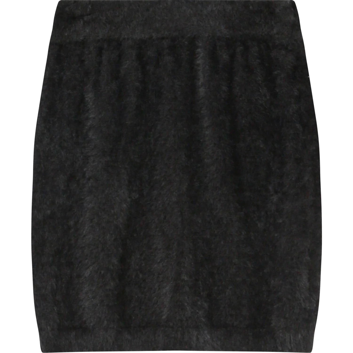 Jupe duveteuse courte Noir - Image 7