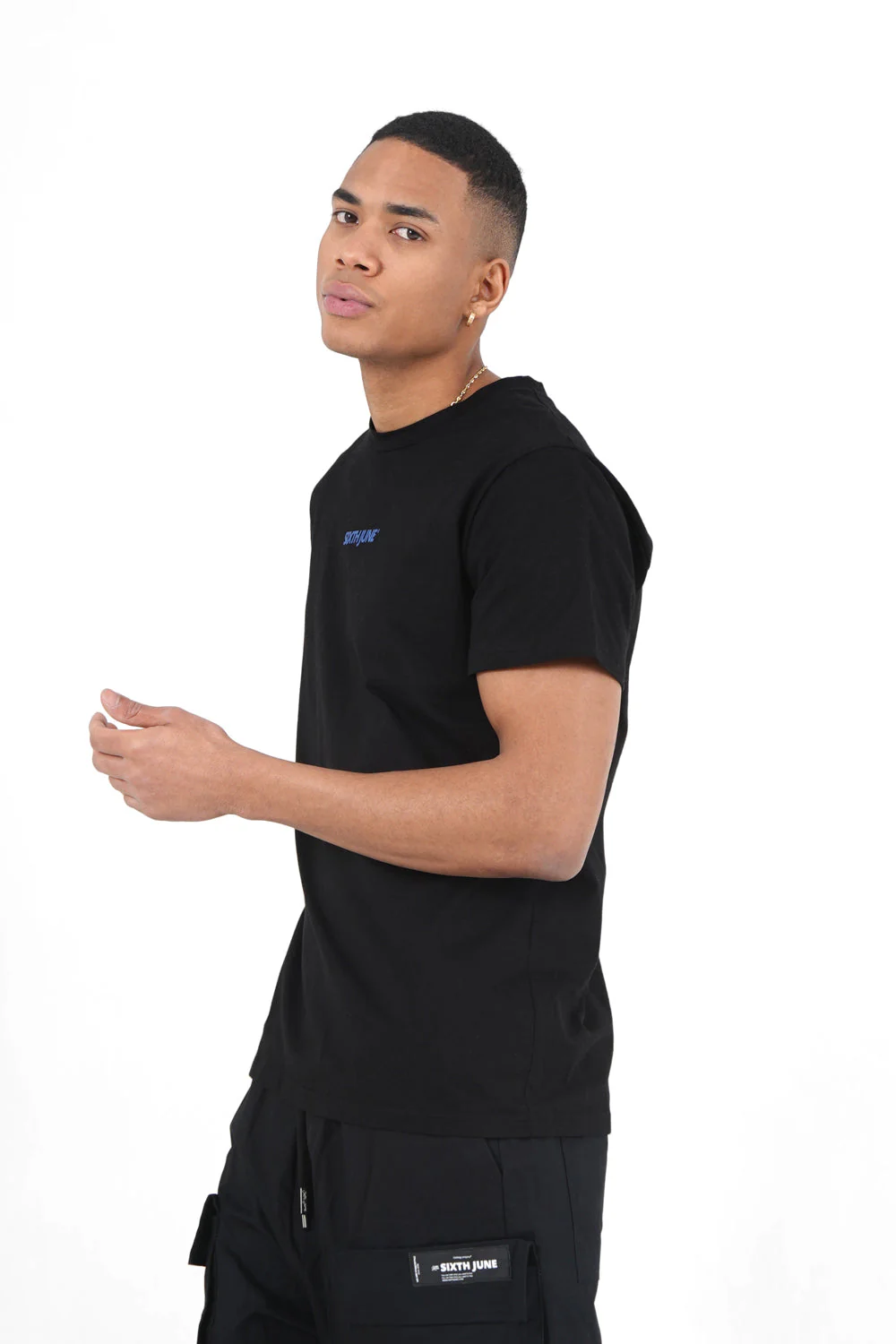 T-shirt regard imprimé Noir - Image 4