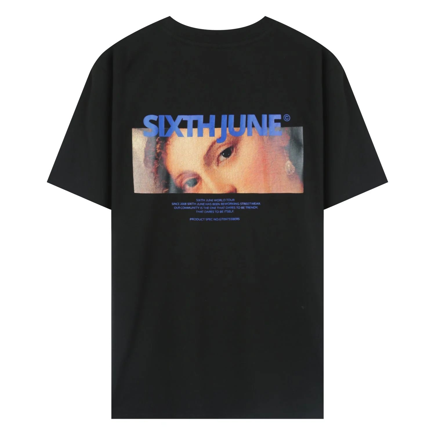 T-shirt regard imprimé Noir - Image 6