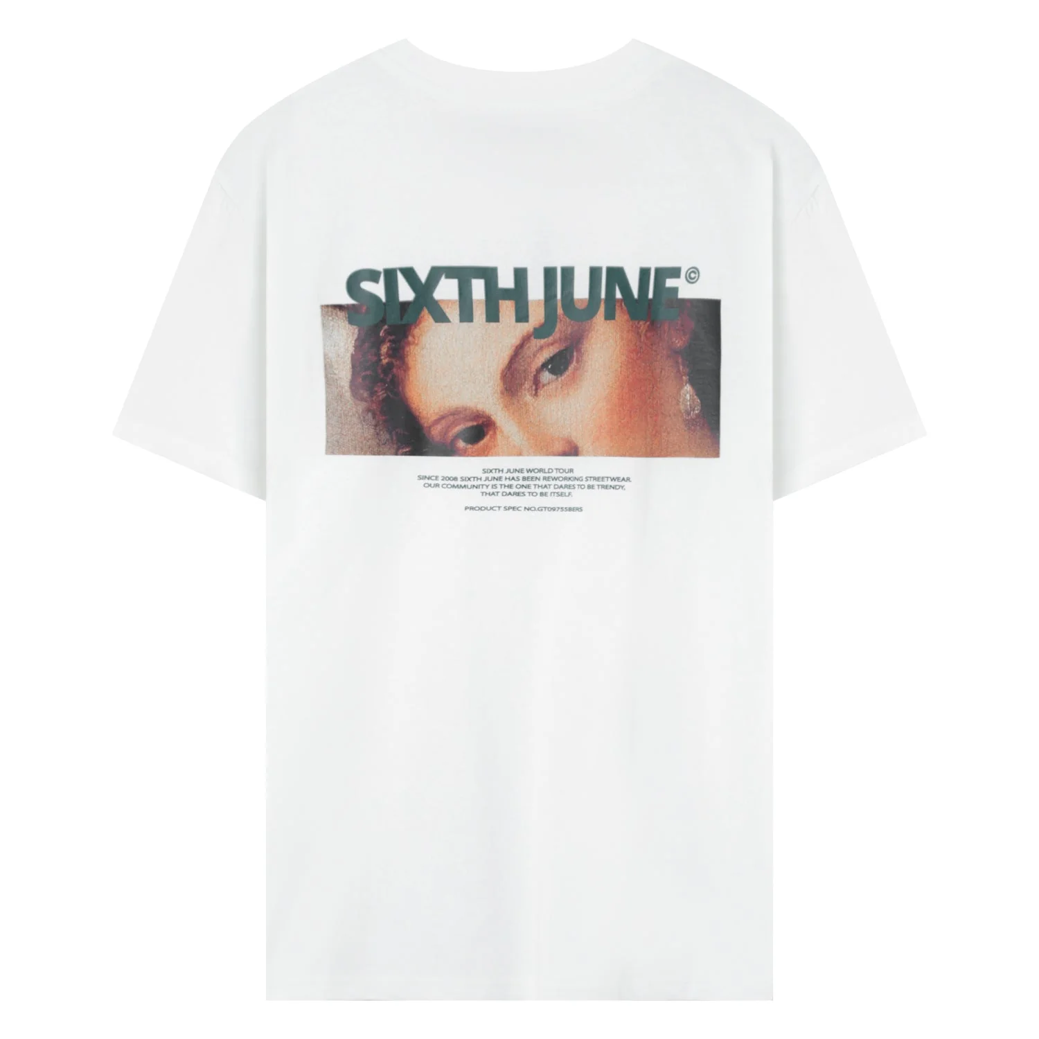 T-shirt regard imprimé Blanc - Image 6