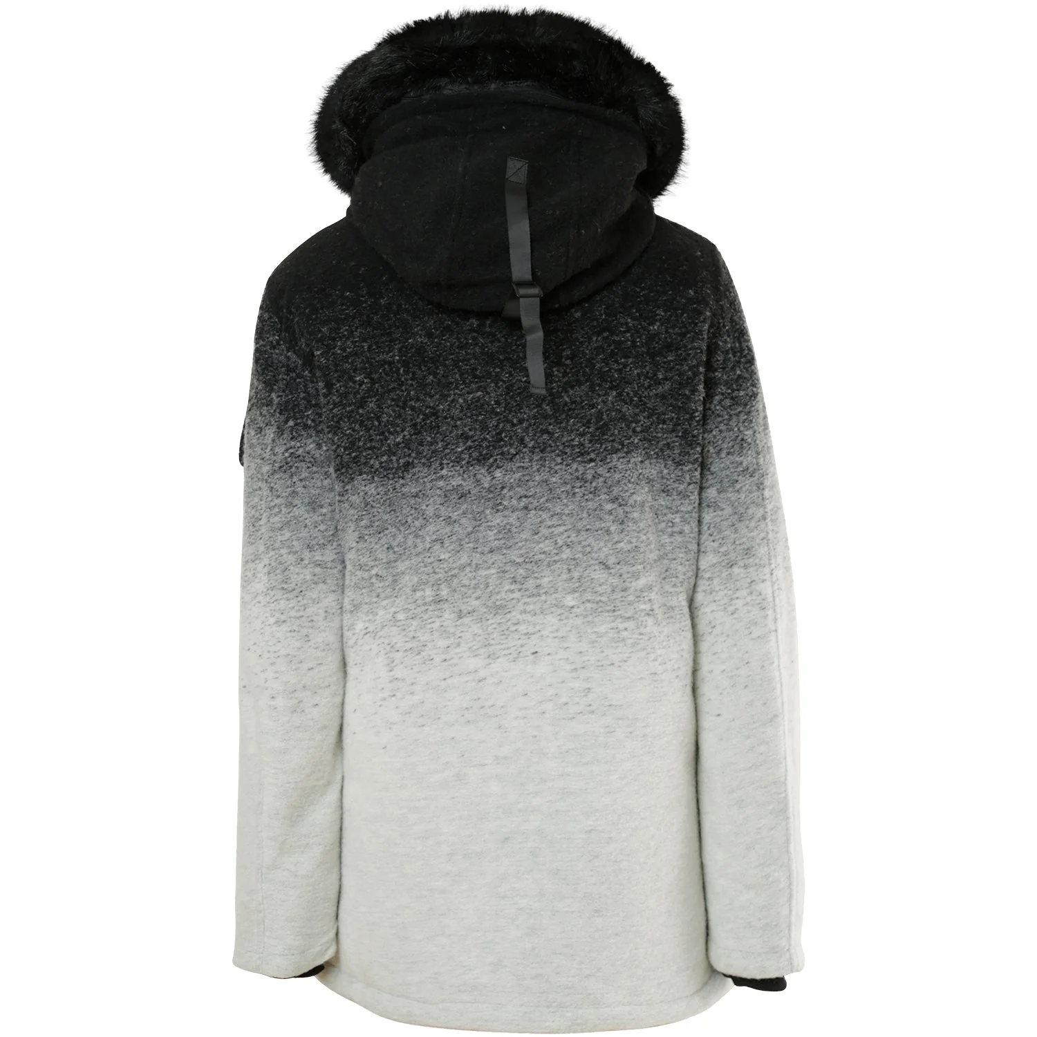 Parka laine tie dye Noir - Image 7