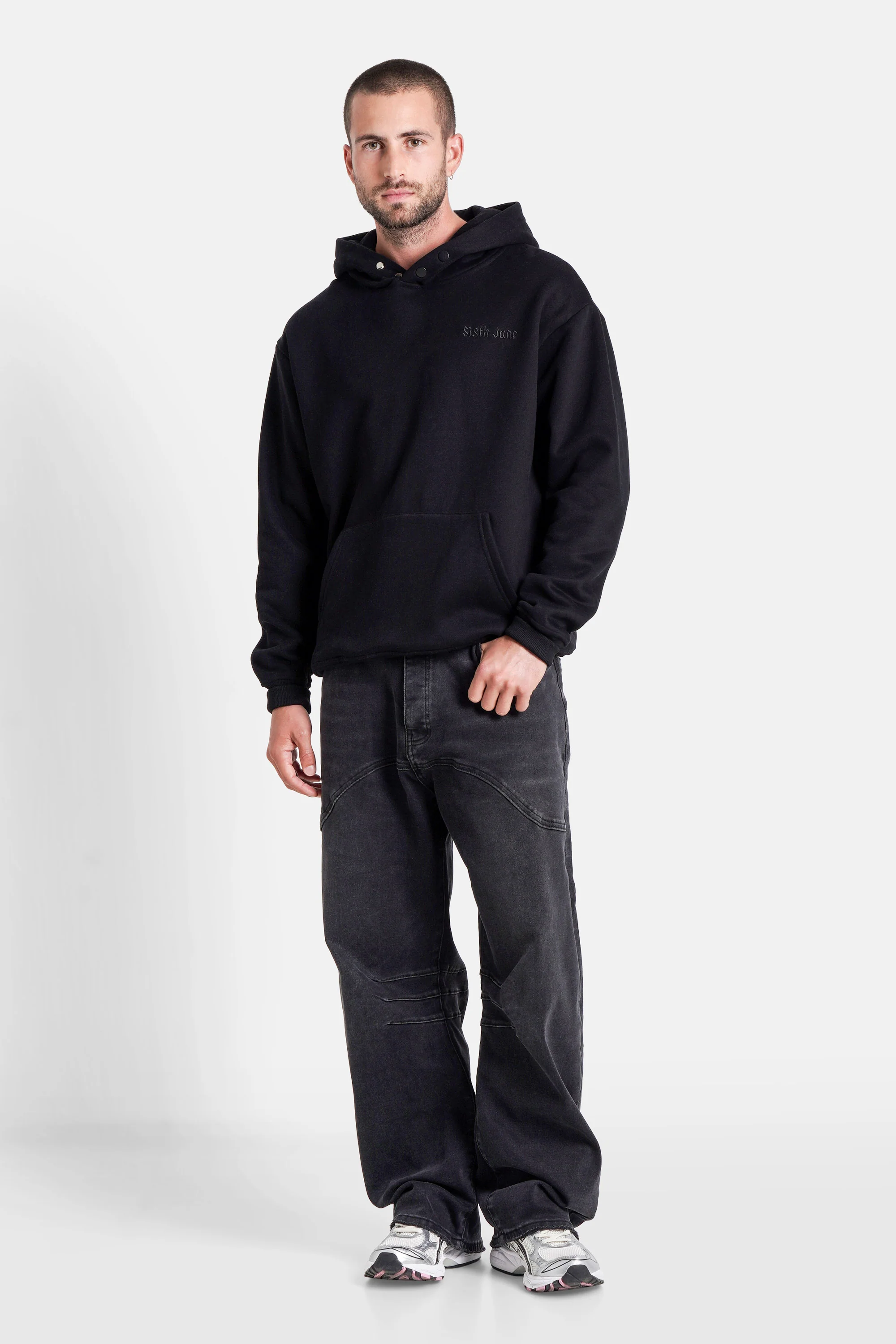 THE FEAR embroidery hoodie - Image 2