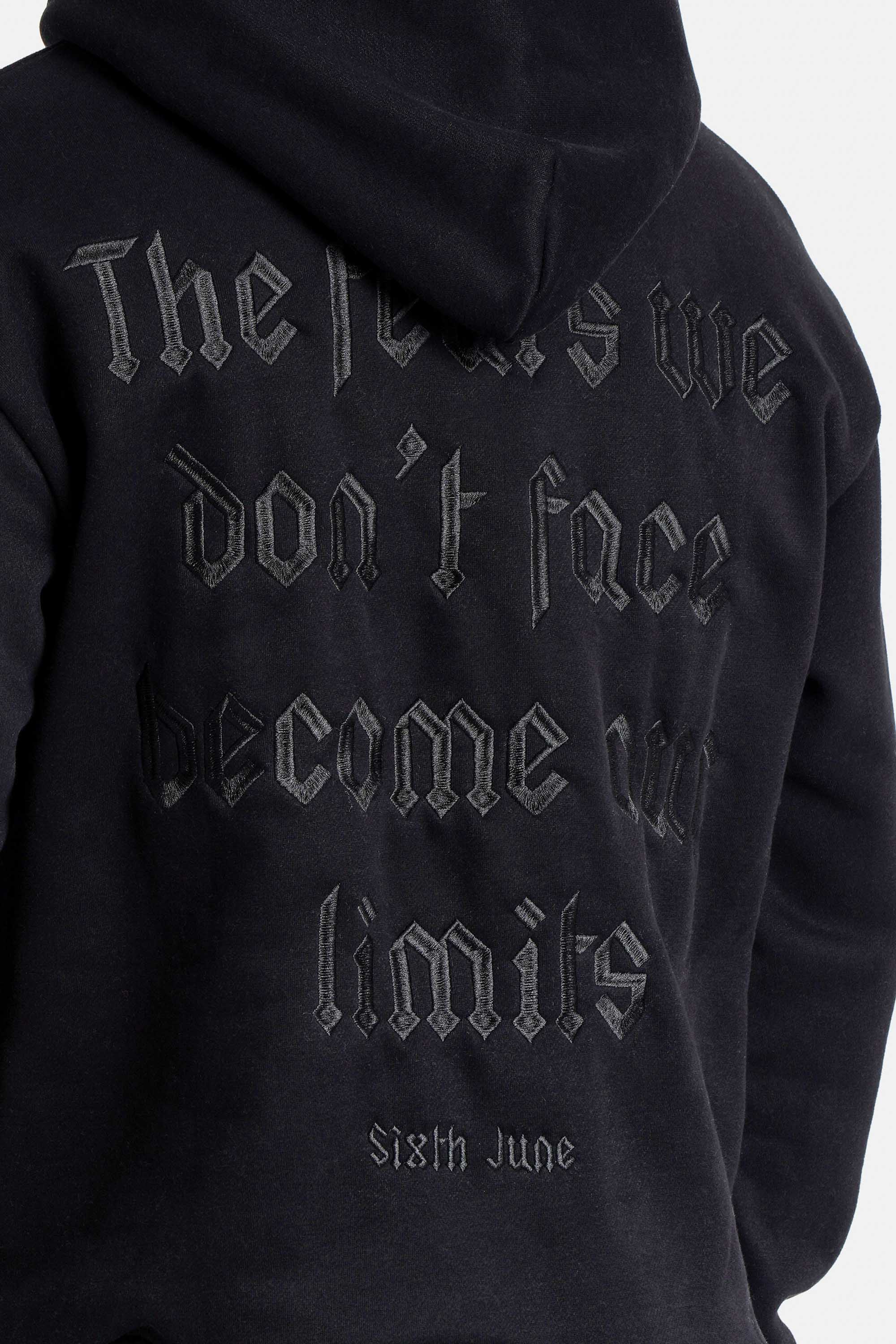 THE FEAR embroidery hoodie - Image 3