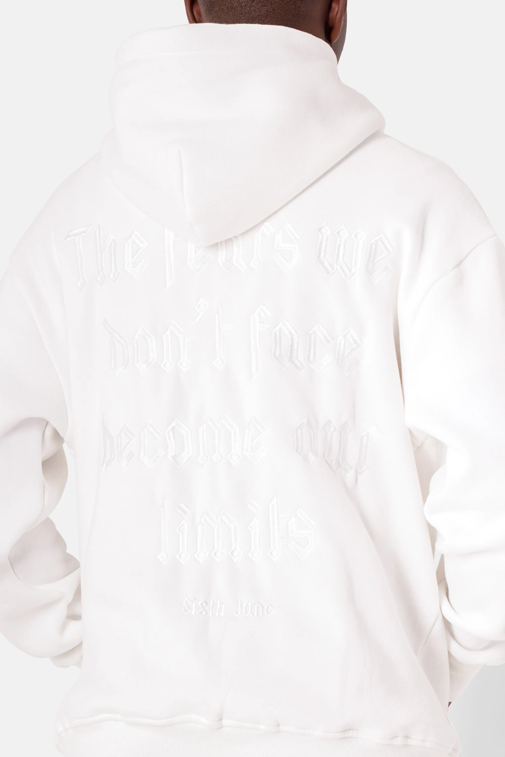 THE FEAR embroidery hoodie - Image 4