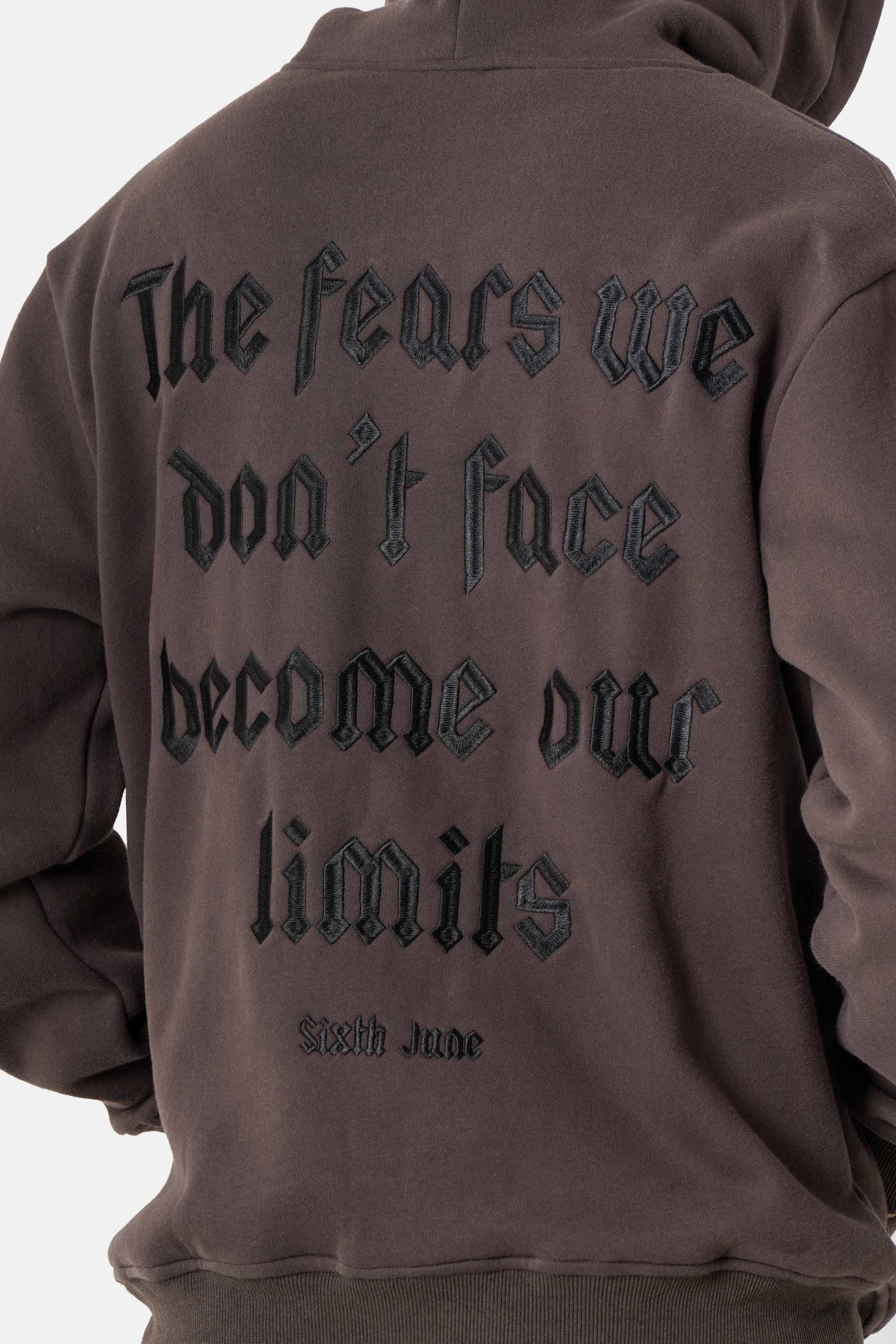 FEAR zipper hoodie - Image 3