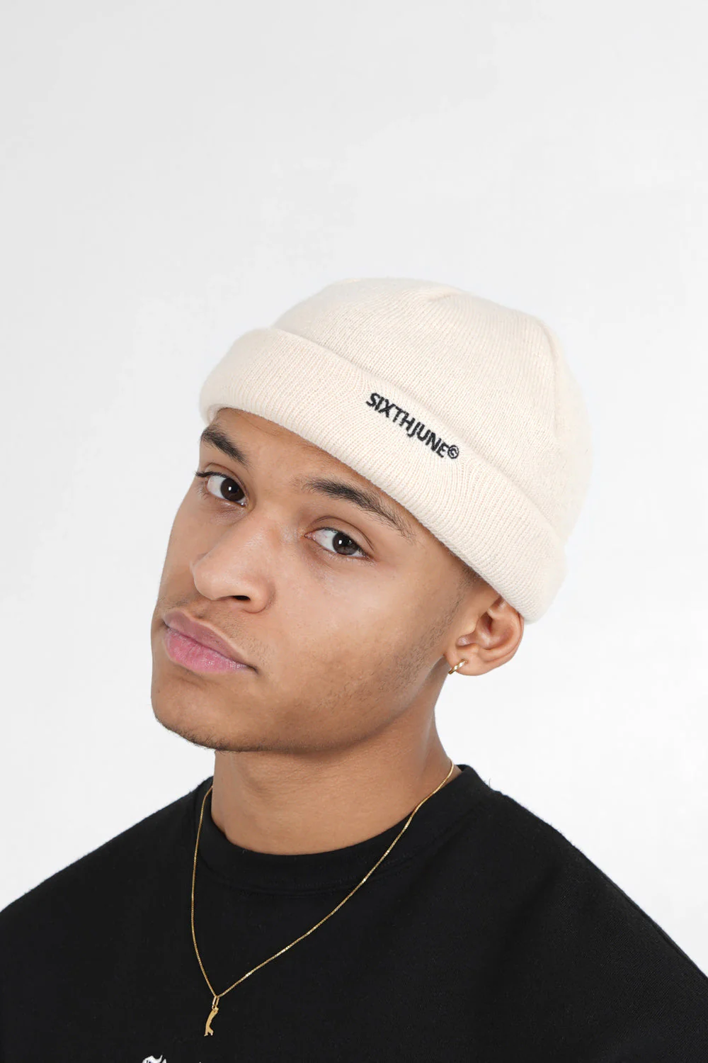 Bonnet fisherman logo Beige - Image 3