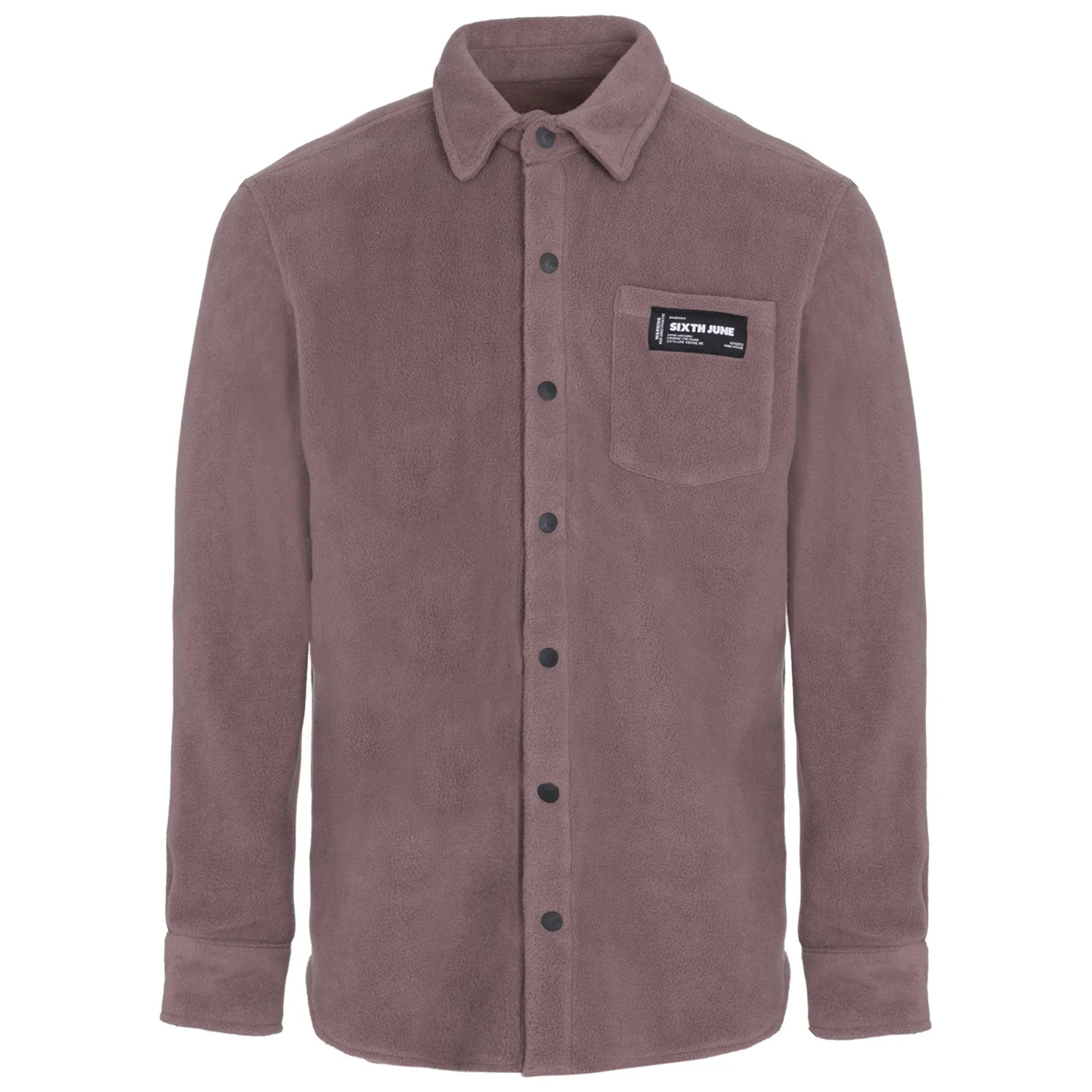 Chemise polaire poche Marron - Image 6