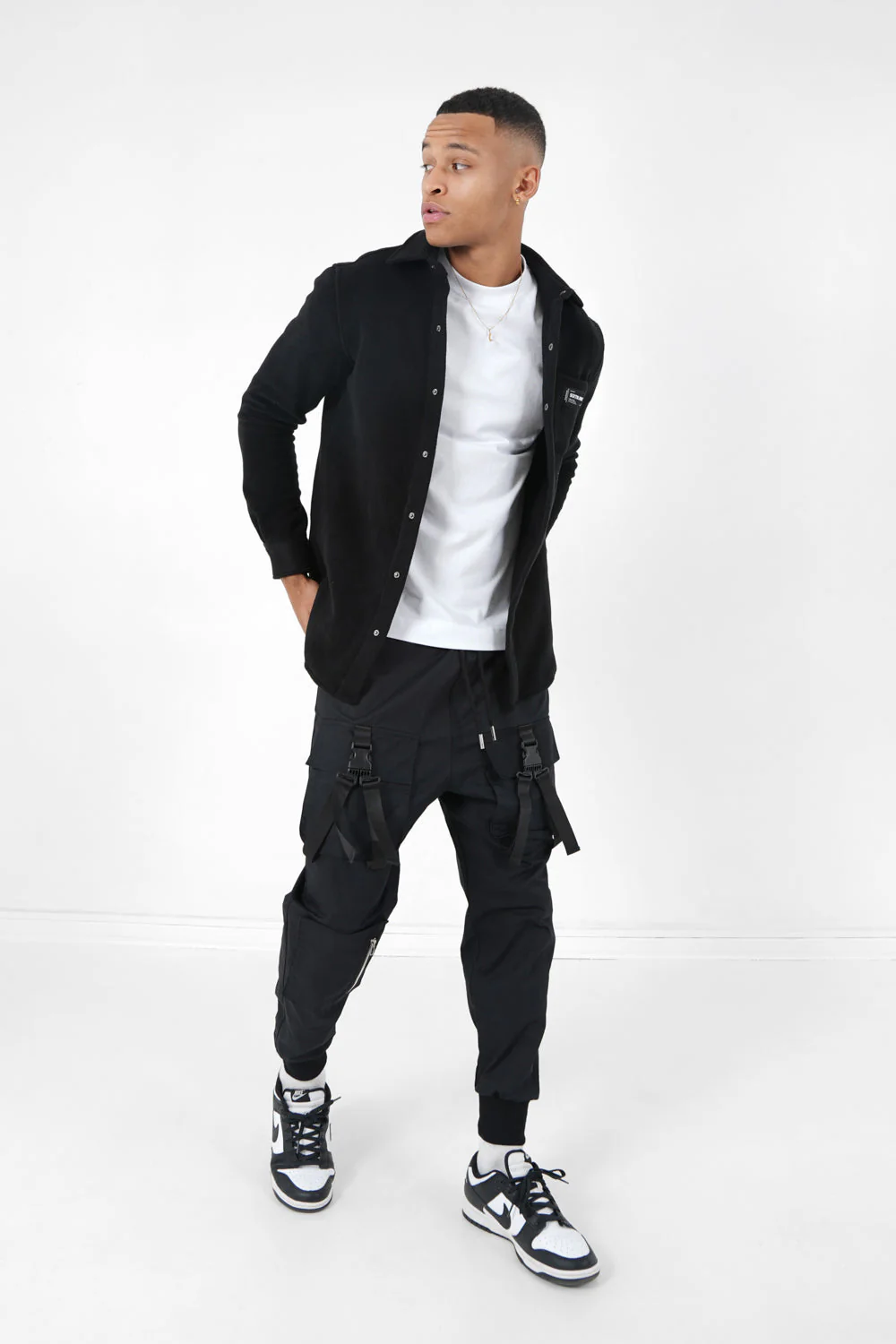 Chemise polaire poche Noir - Image 2