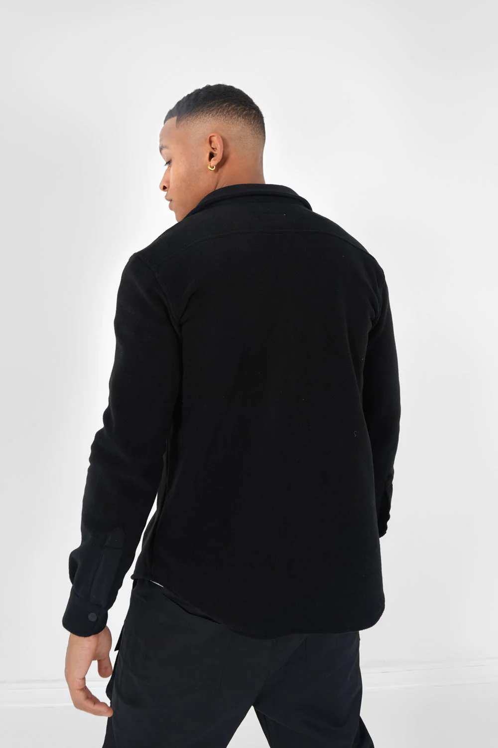 Chemise polaire poche Noir - Image 5