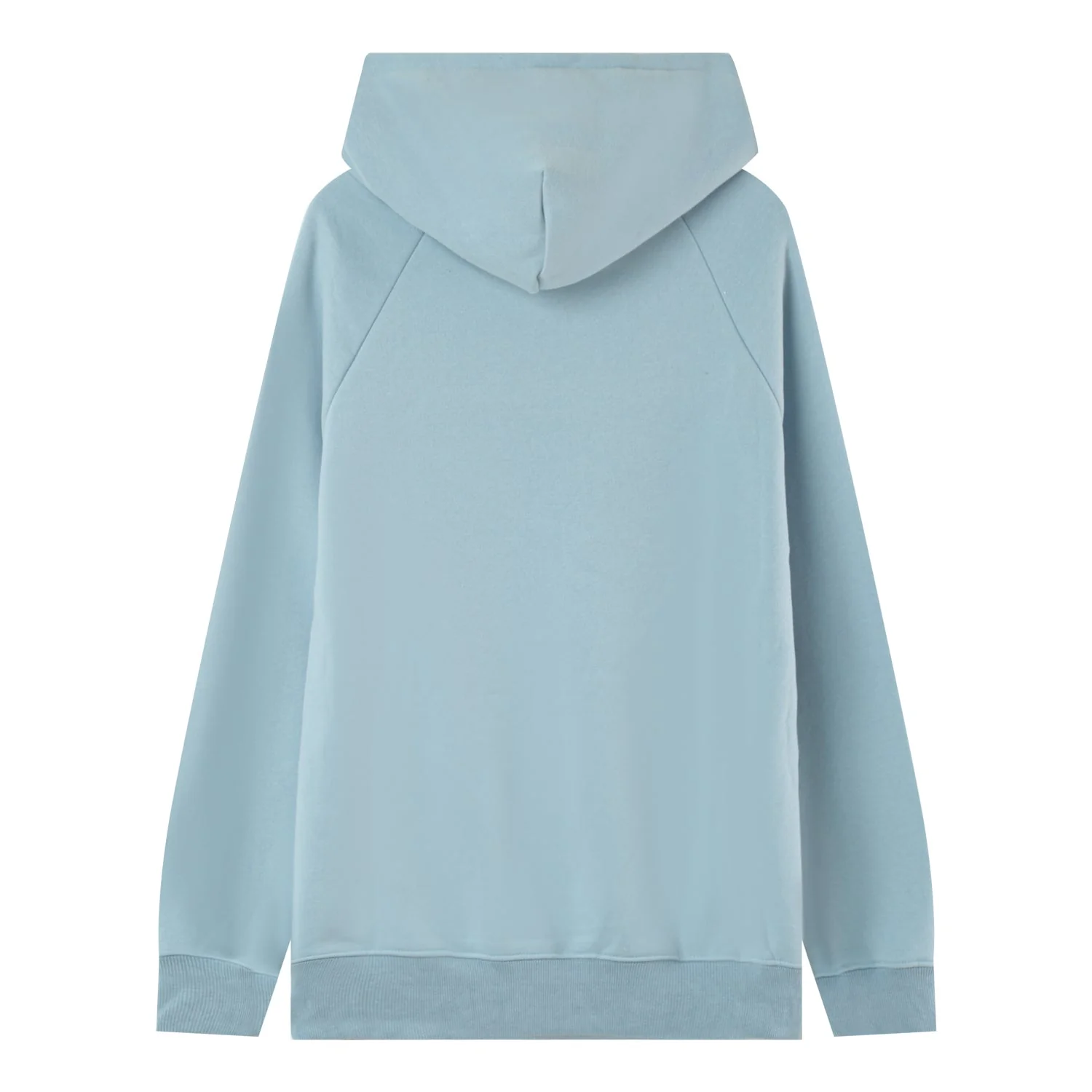 Sweatshirt capuche logo imprimé Bleu - Image 7