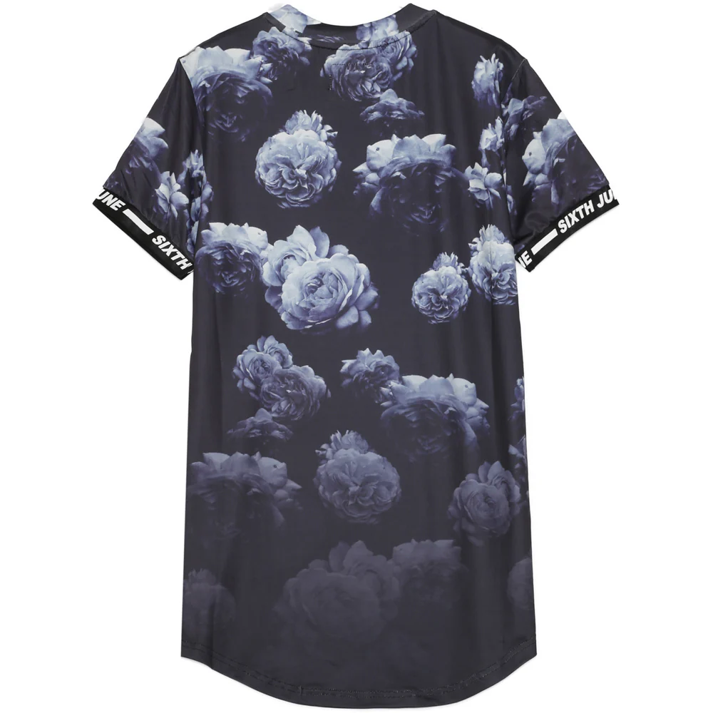 T-shirt imprimé rose bleu - Image 6