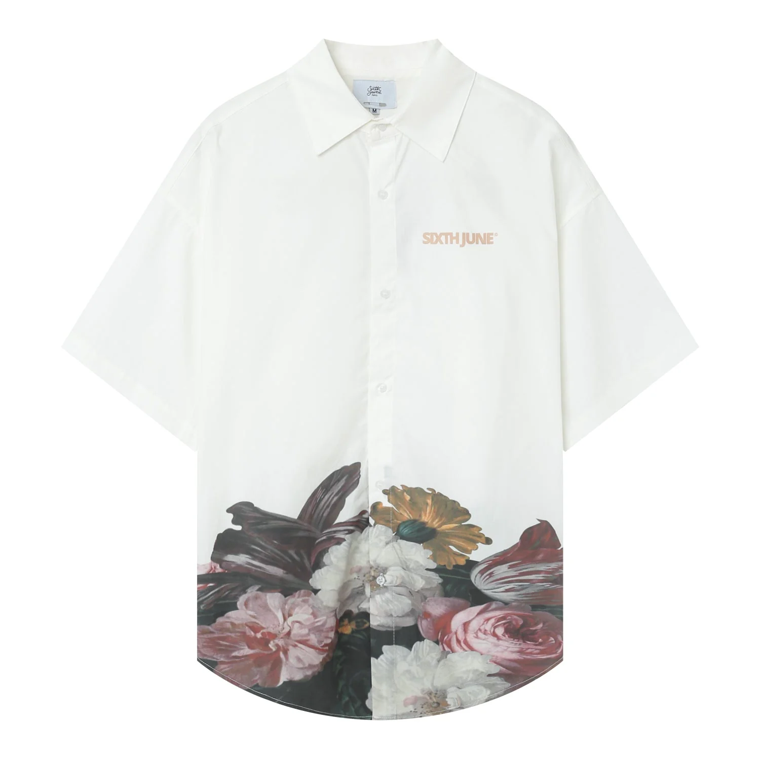 Chemise imprimée fleurs Blanc - Image 7
