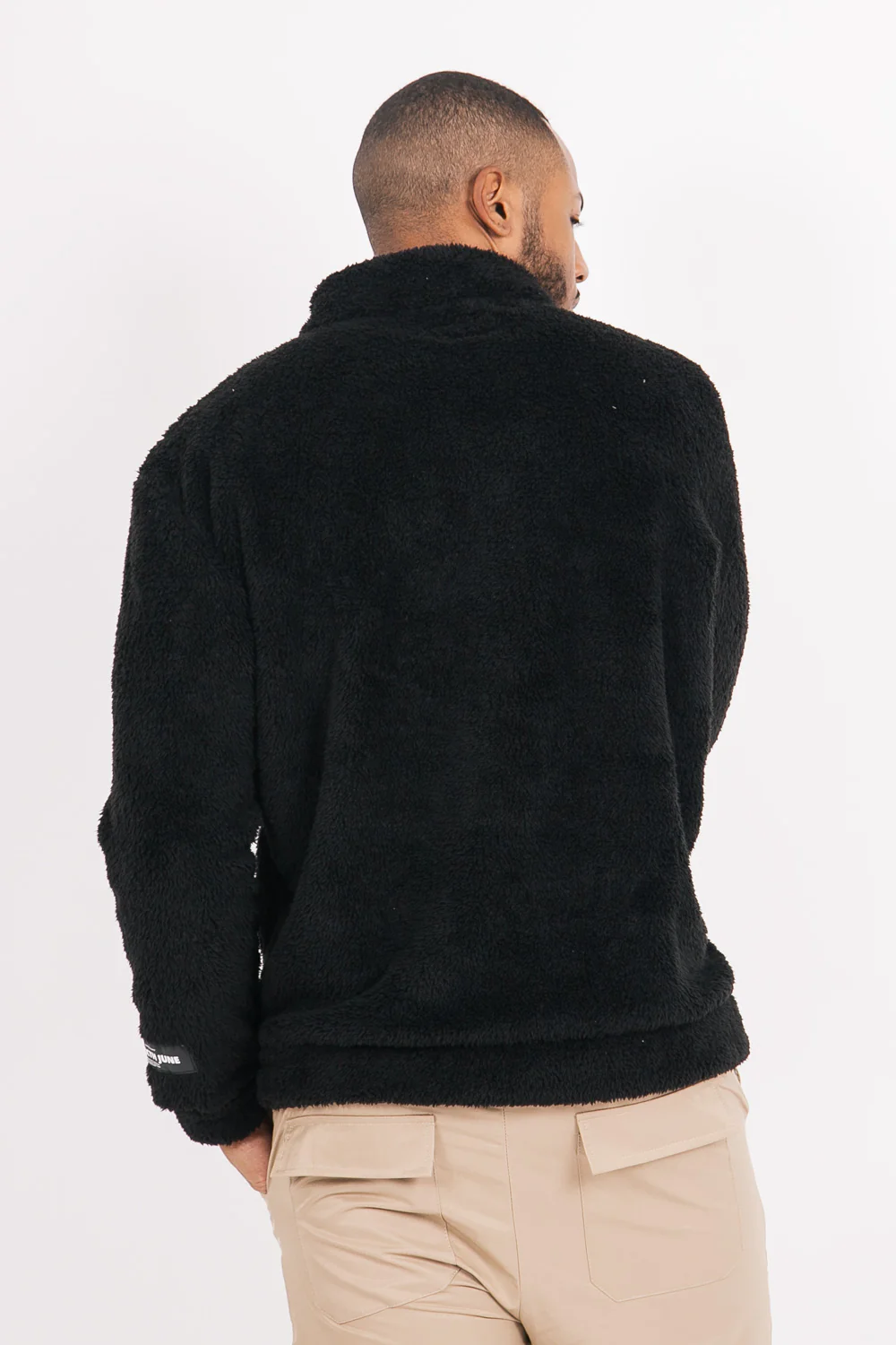Sweat confort duveteux noir - Image 4