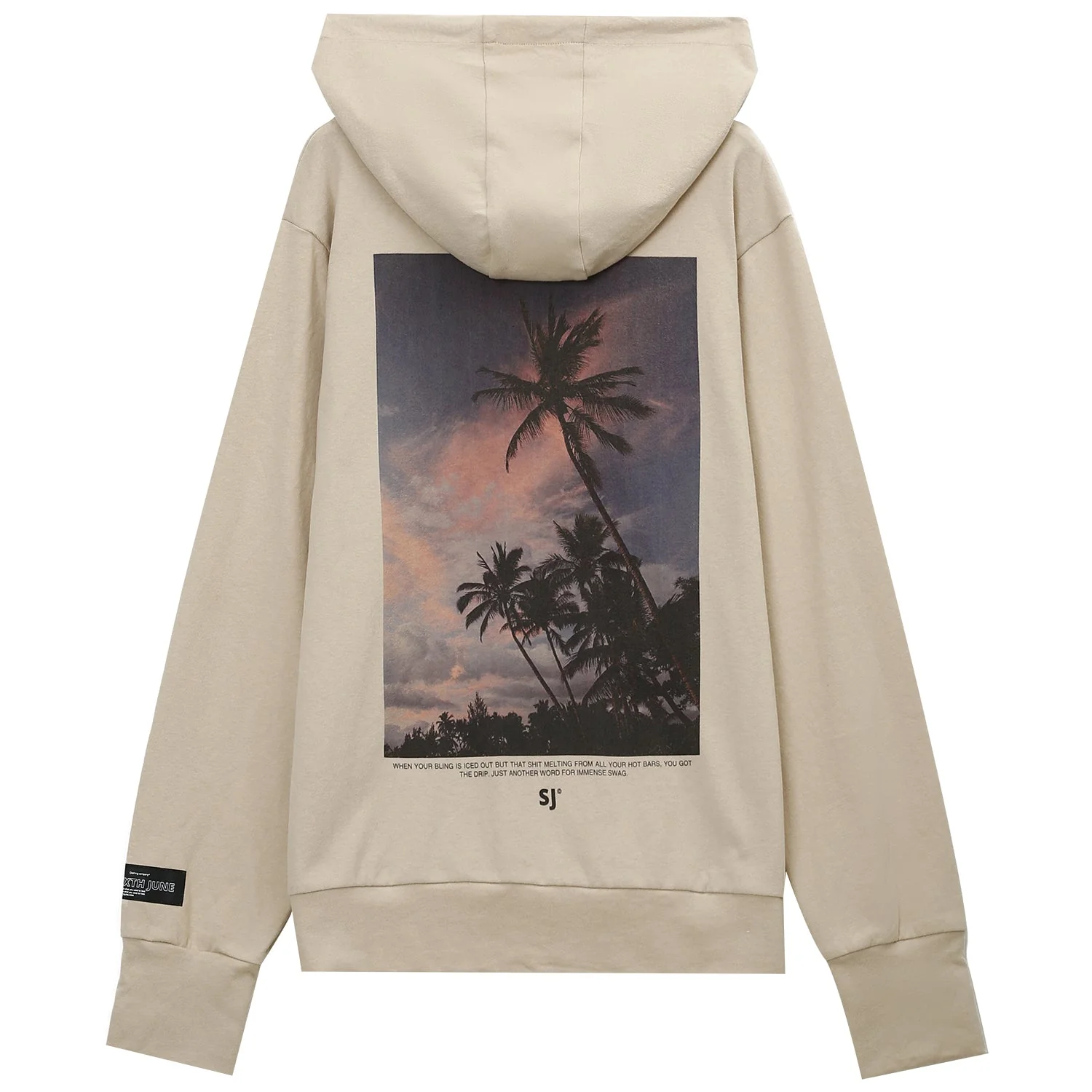 Sweatshirt nature tropique Beige - Image 6