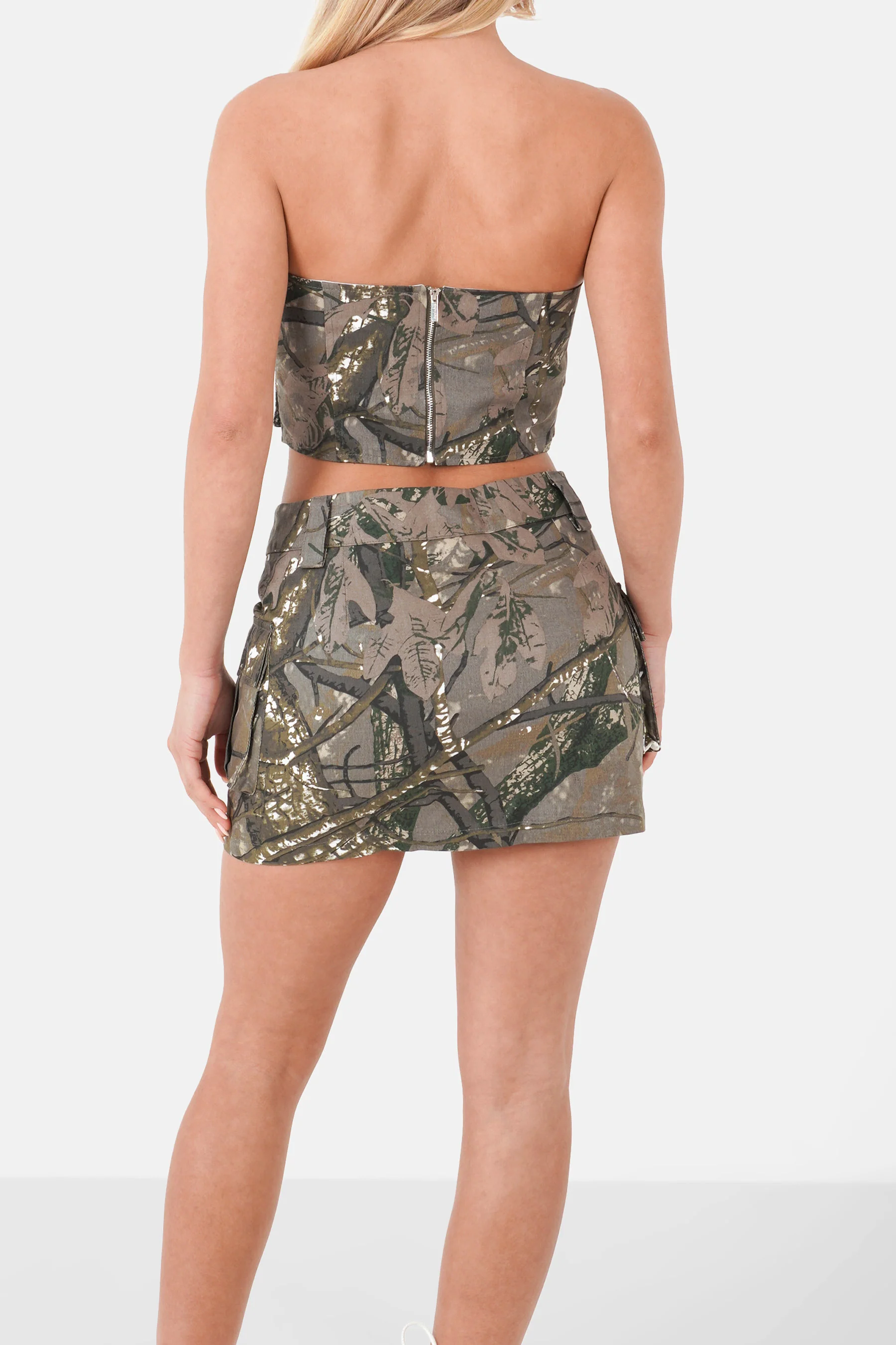 FOREST print mini skirt - Image 5