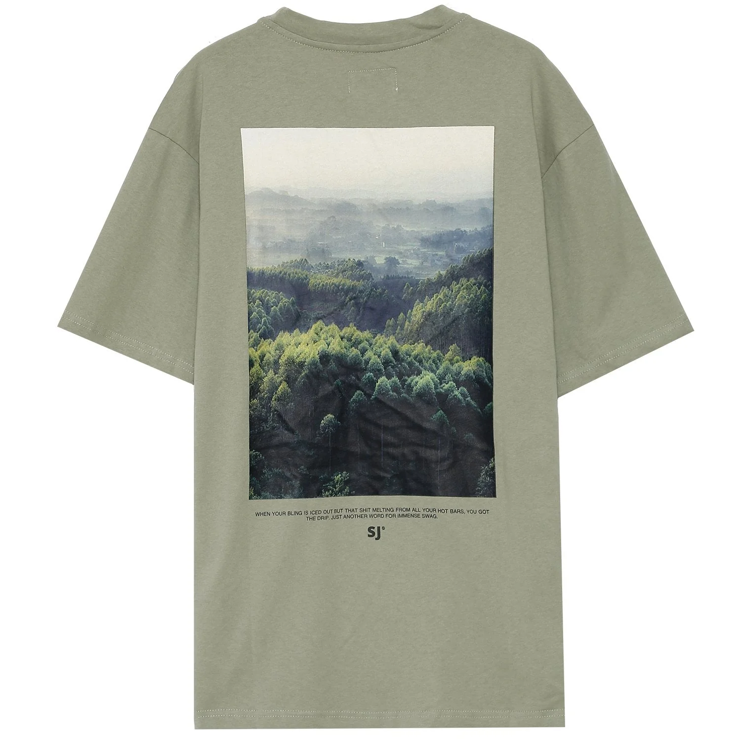 T-shirt nature forĂȘt Vert Pastel - Image 6