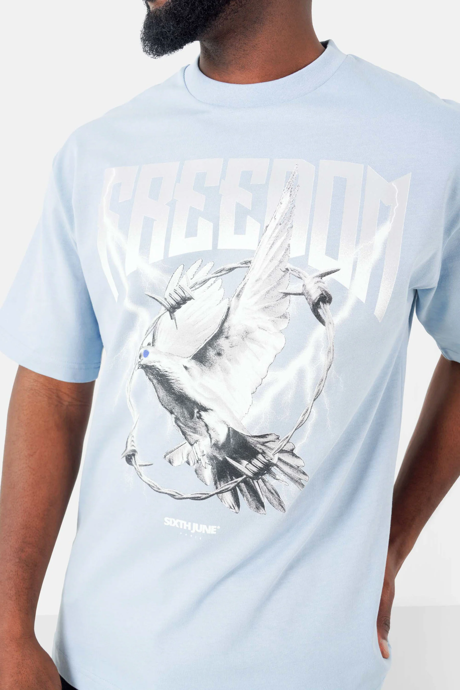 FREEDOM printed s/s t-shirt - Image 3