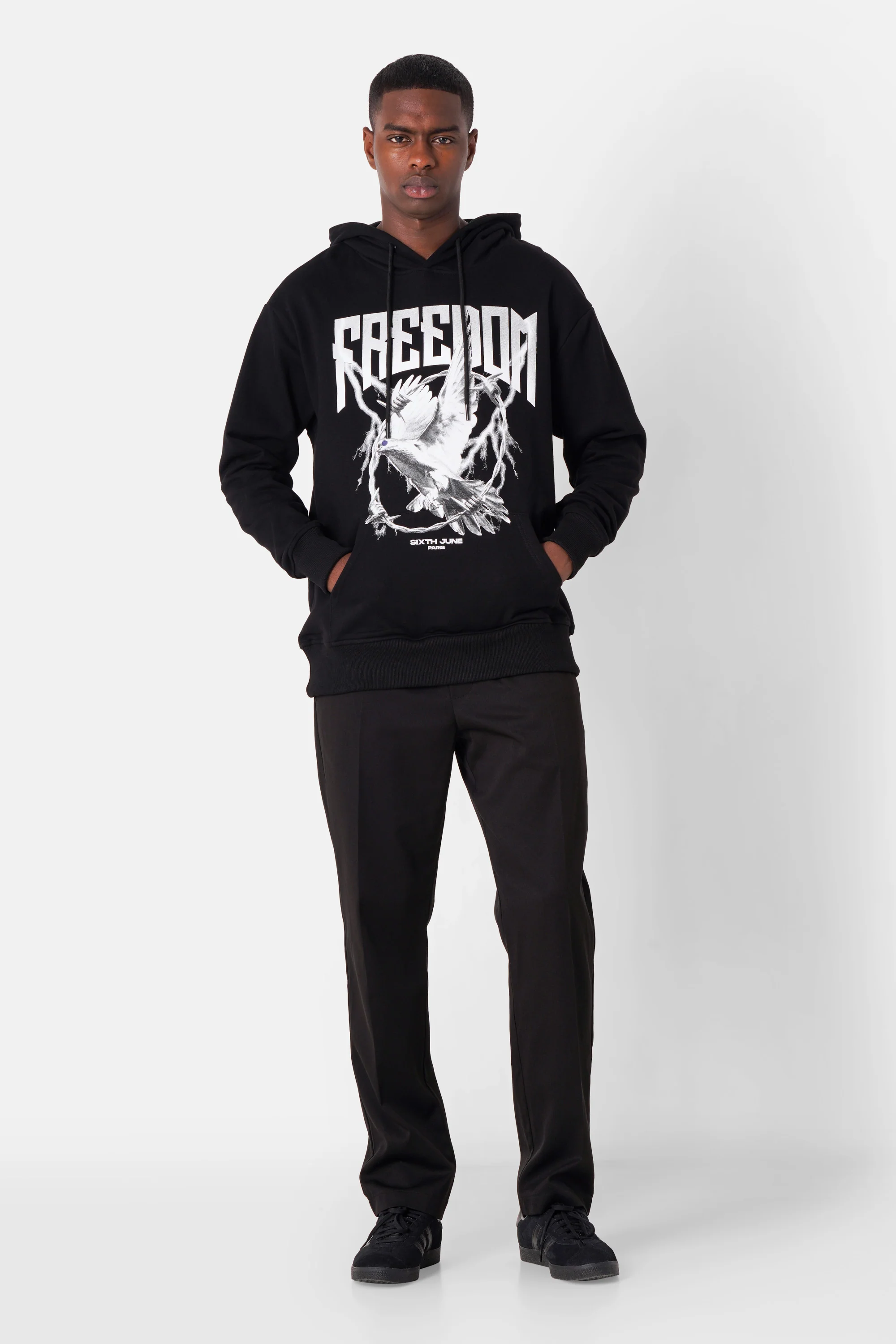 FREEDOM printed hoodie - Image 2