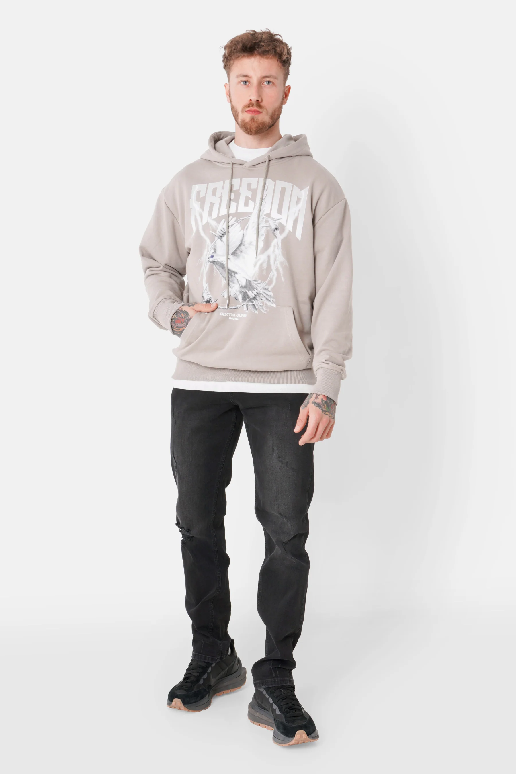 FREEDOM printed hoodie - Image 2