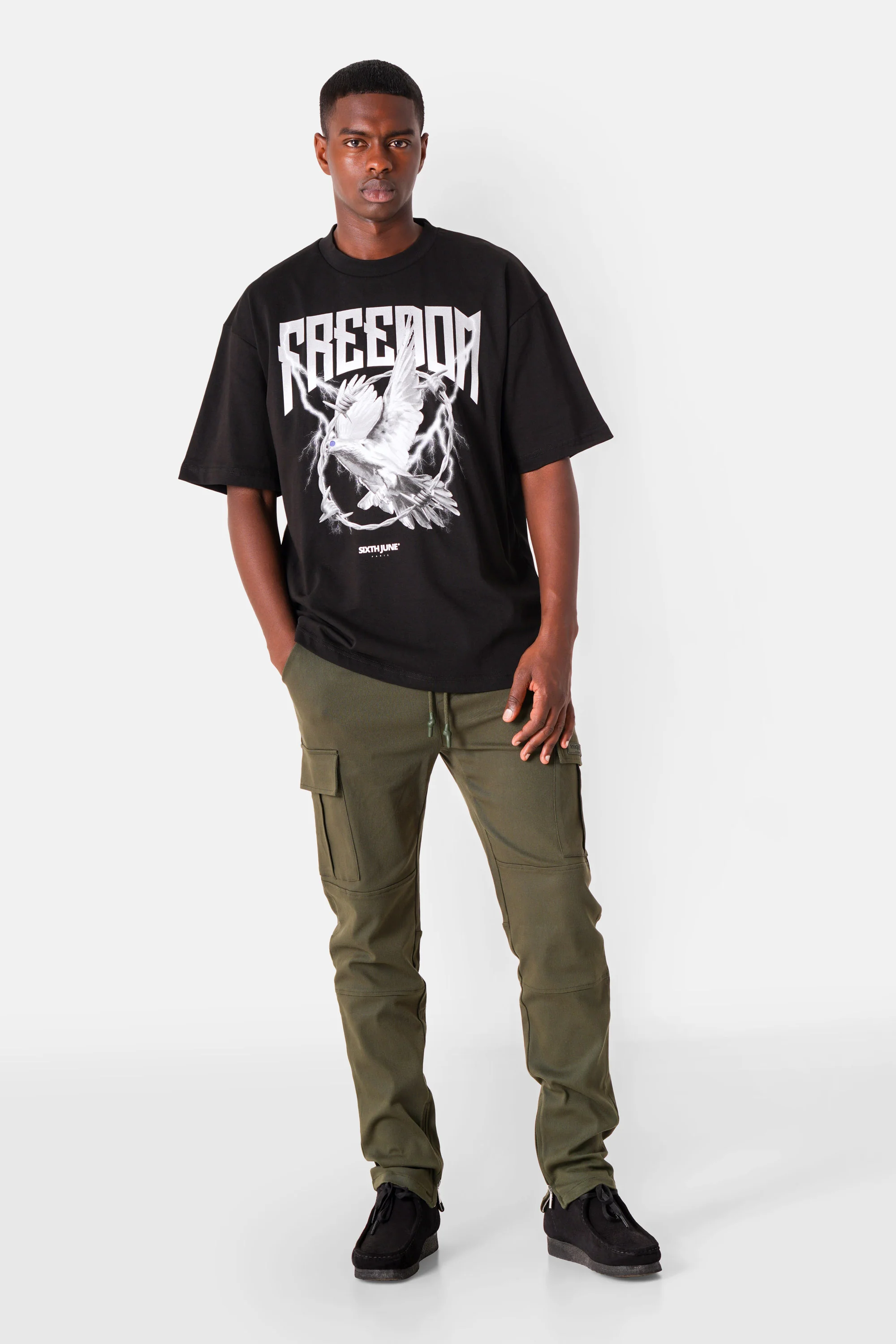 FREEDOM printed s/s t-shirt - Image 2