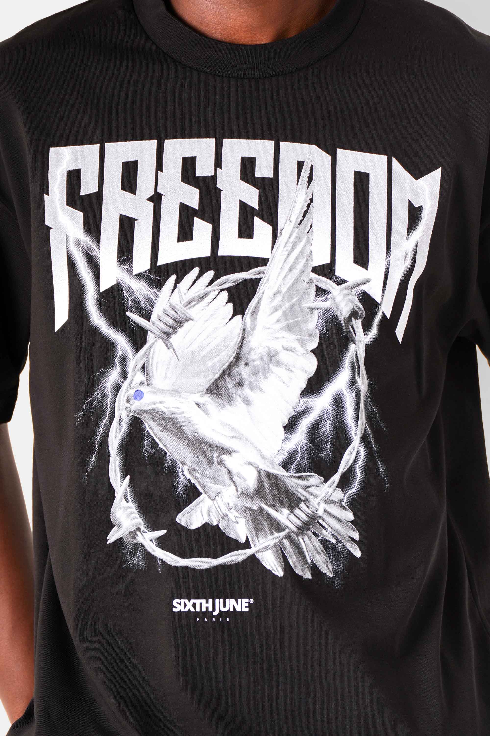 FREEDOM printed s/s t-shirt - Image 3