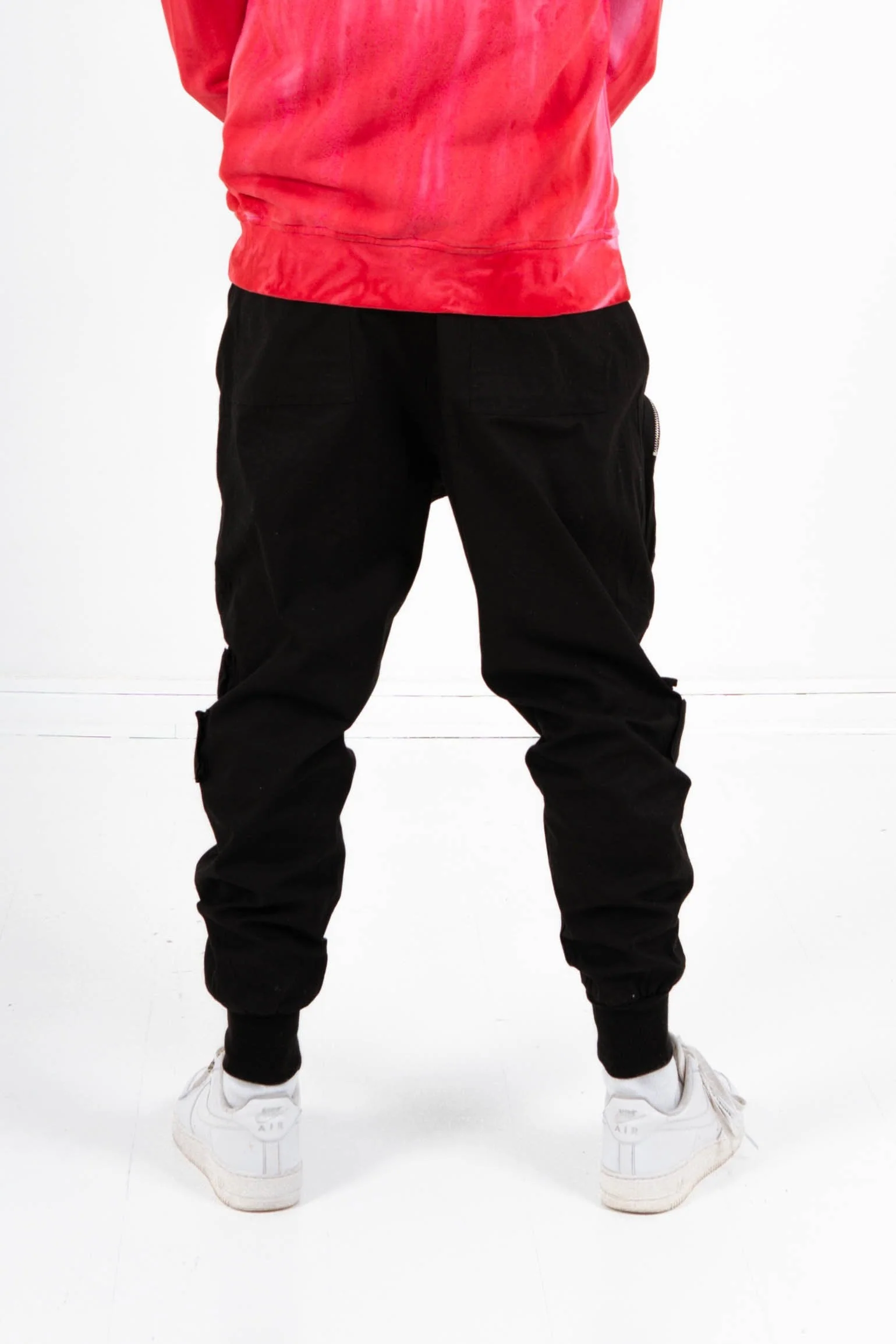 Pantalon cargo poche zip Noir - Image 5
