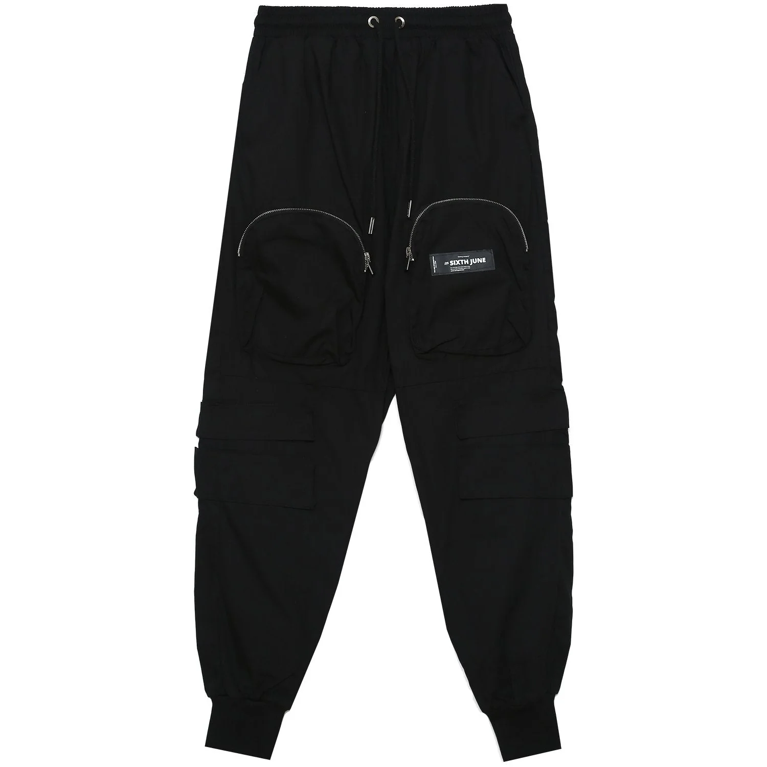 Pantalon cargo poche zip Noir - Image 6