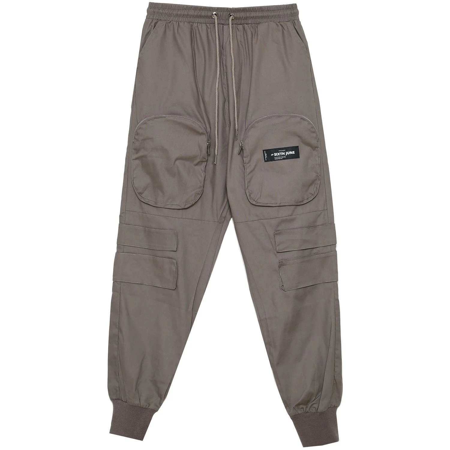 Pantalon cargo poche zip Marron - Image 6