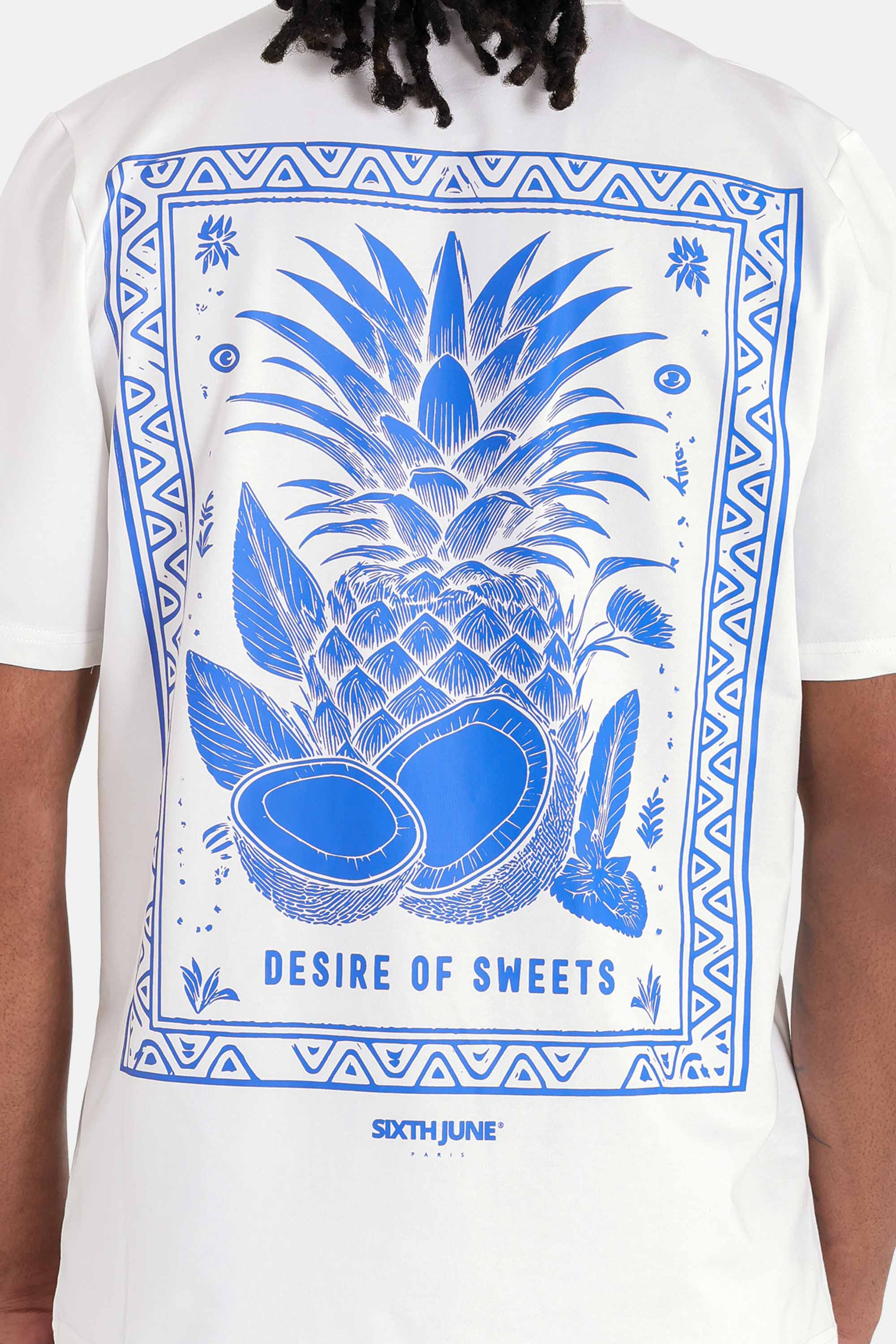 T-shirt imprimé sweets Blanc - Image 3