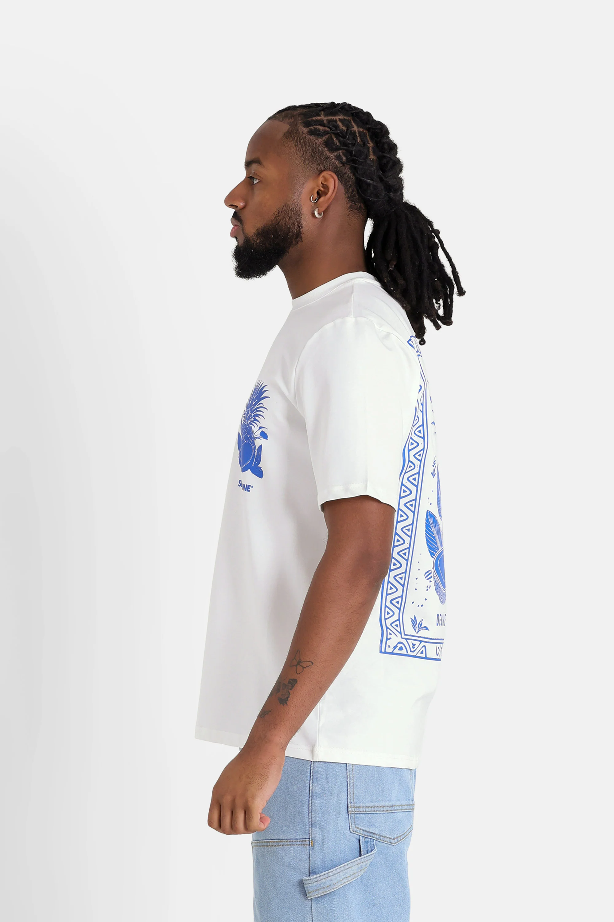 T-shirt imprimé sweets Blanc - Image 4
