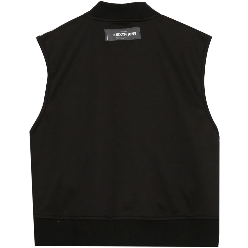 Gilet multipoche cargo noir - Image 7
