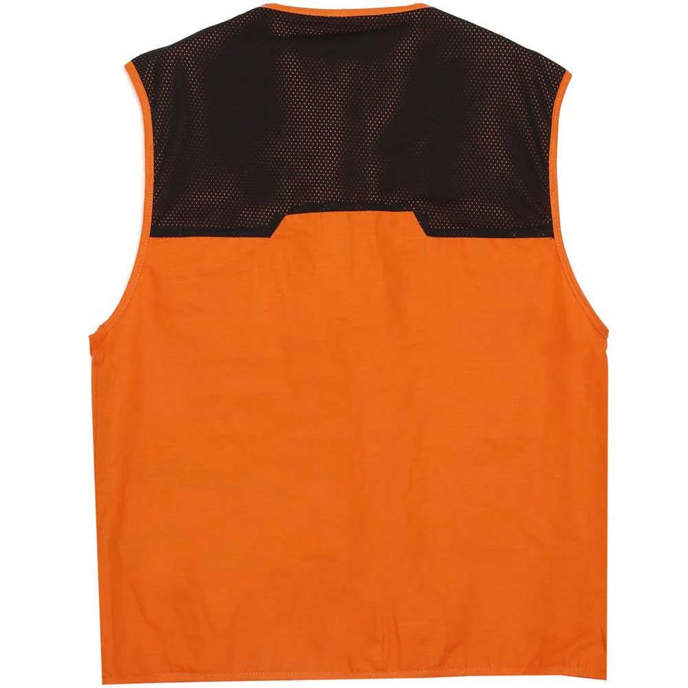 Gilet multipoches sans manches orange - Image 9