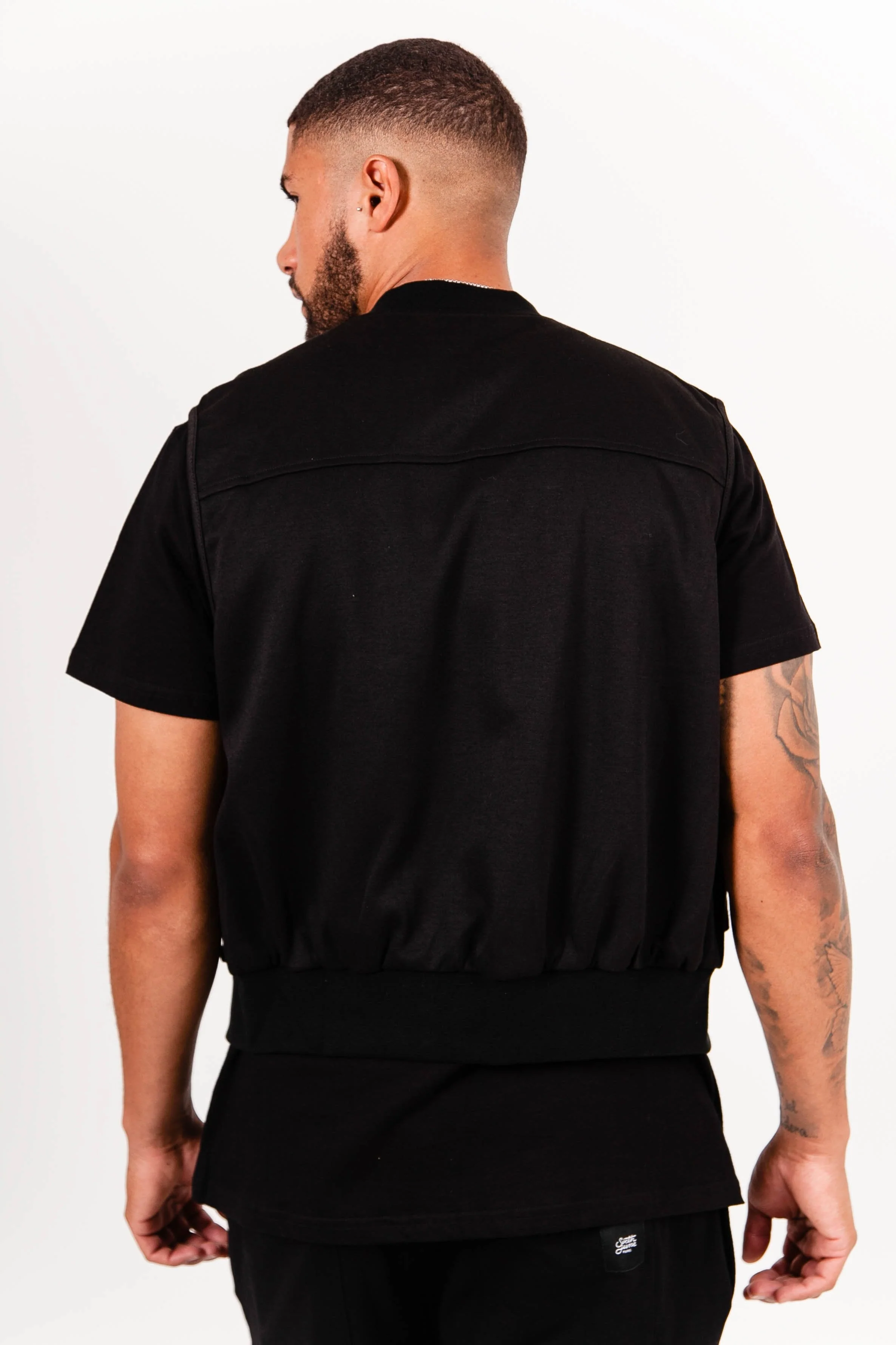 Gilet poche cargo noir - Image 5
