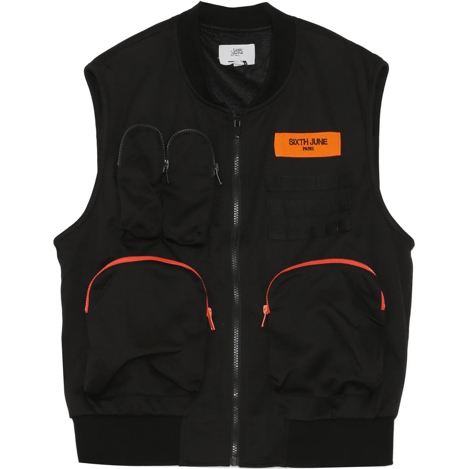 Gilet poche cargo noir - Image 6