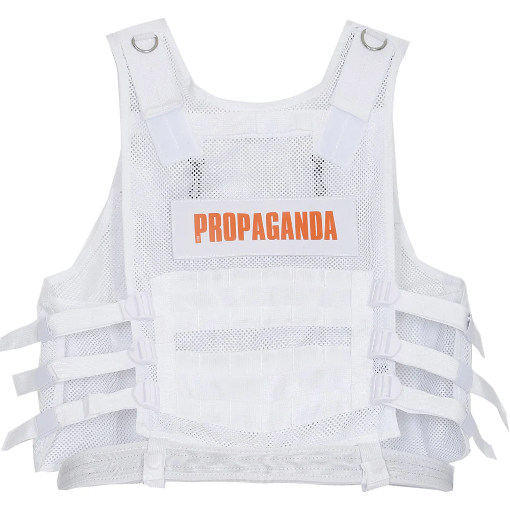 Gilet tactique poches Propaganda blanc - Image 9