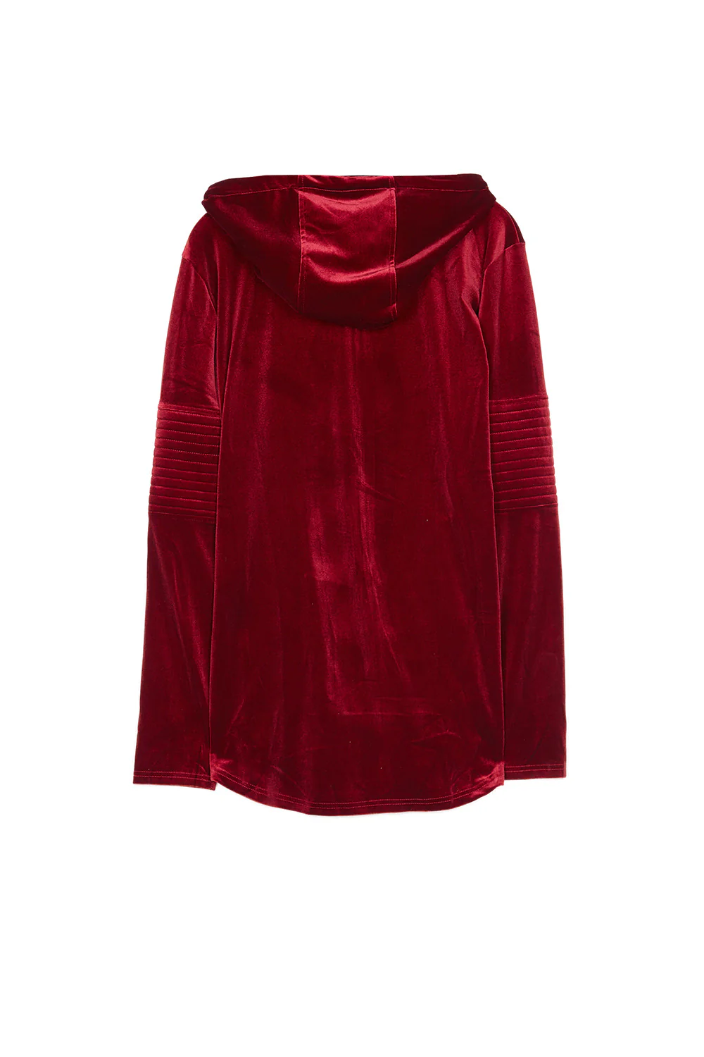 Gilet velours biker bordeaux - Image 6