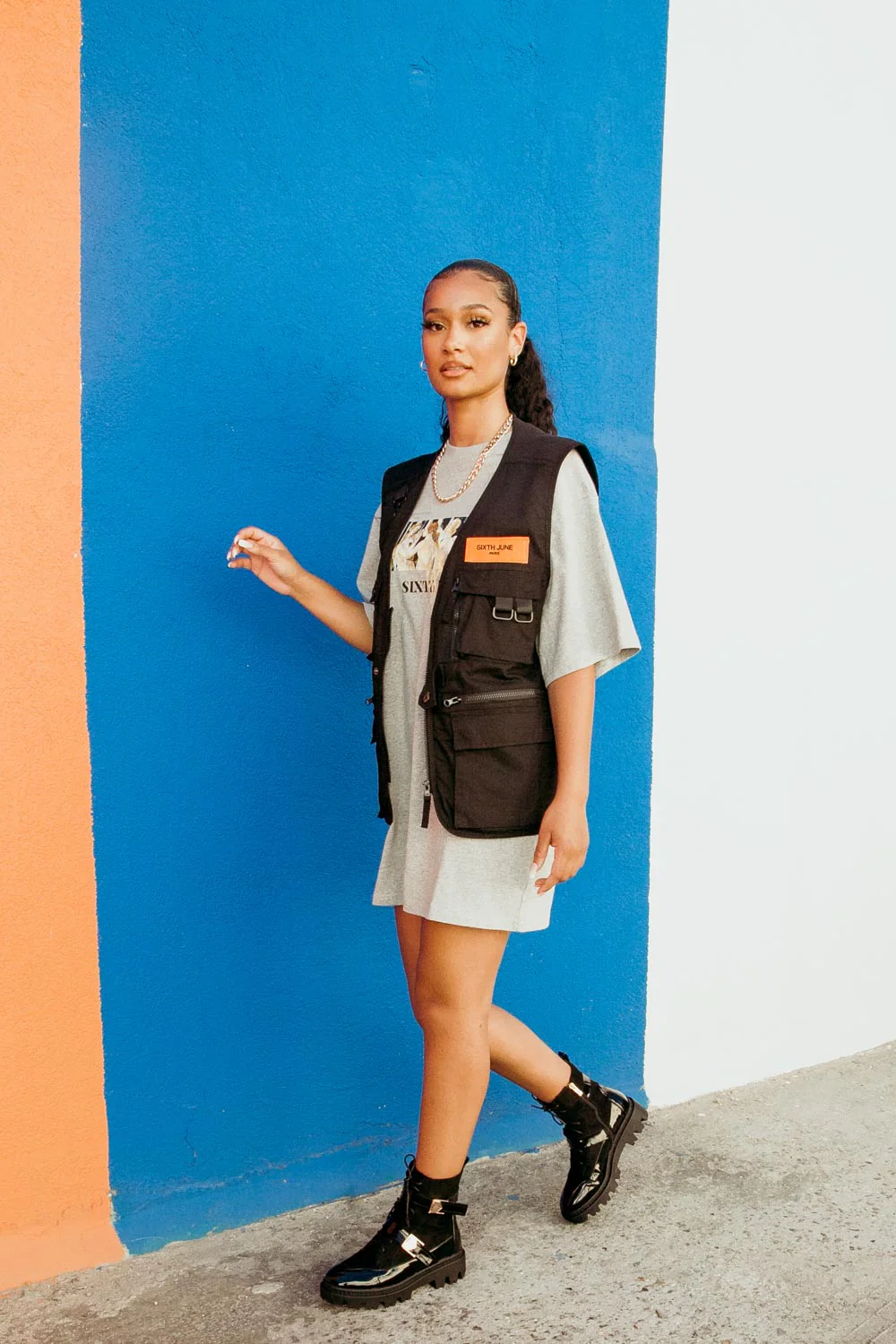 Robe girls gang gris - Image 7