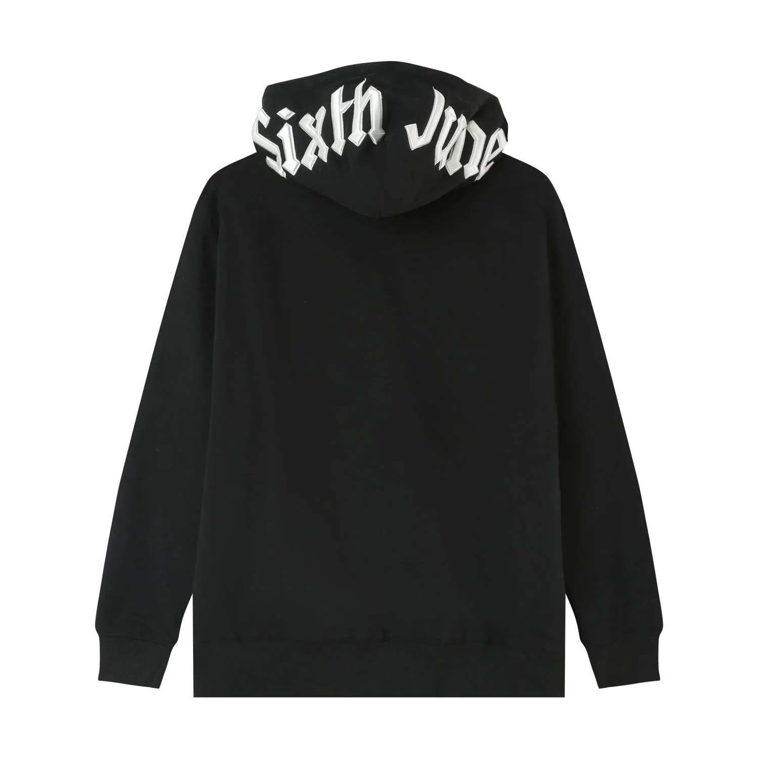 Sweatshirt logo gothique capuche Noir - Image 7