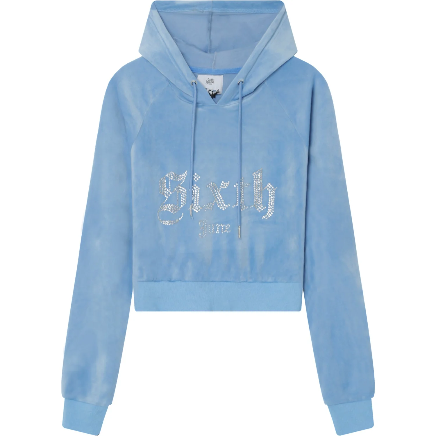 STRASS velvet hoodie - Image 6