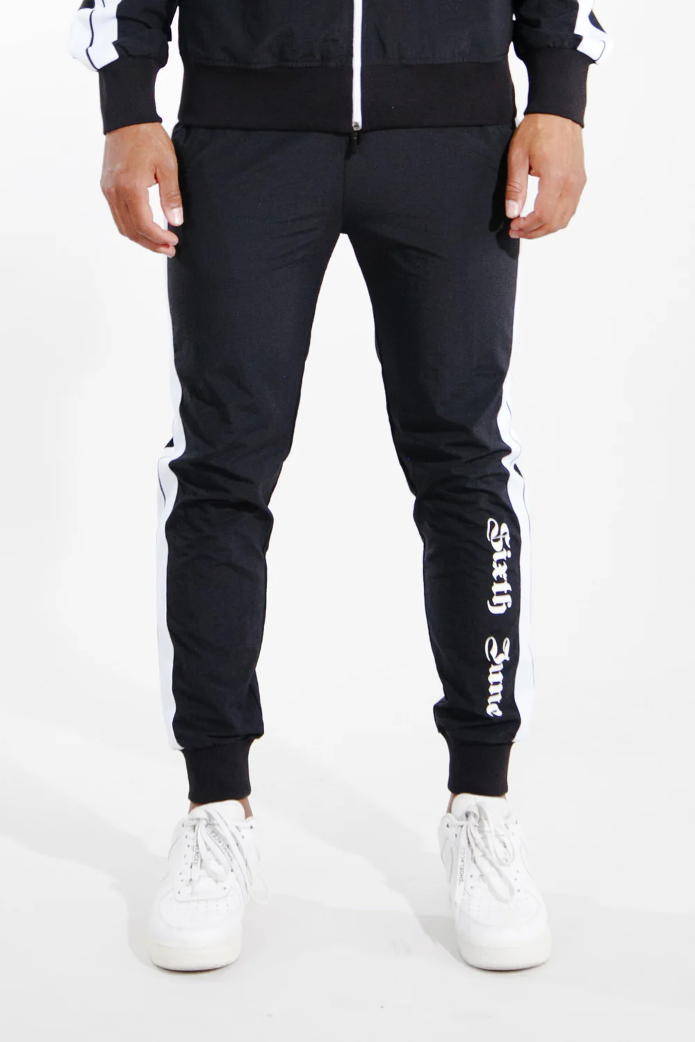 Jogging bandes gothique noir - Image 2