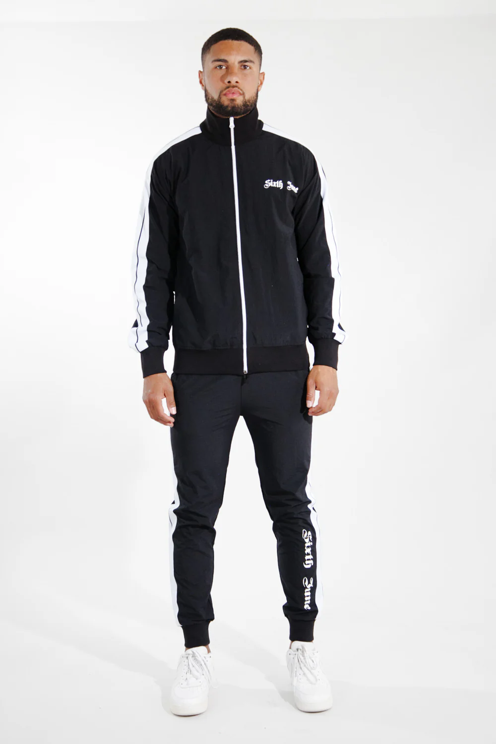 Jogging bandes gothique noir - Image 5
