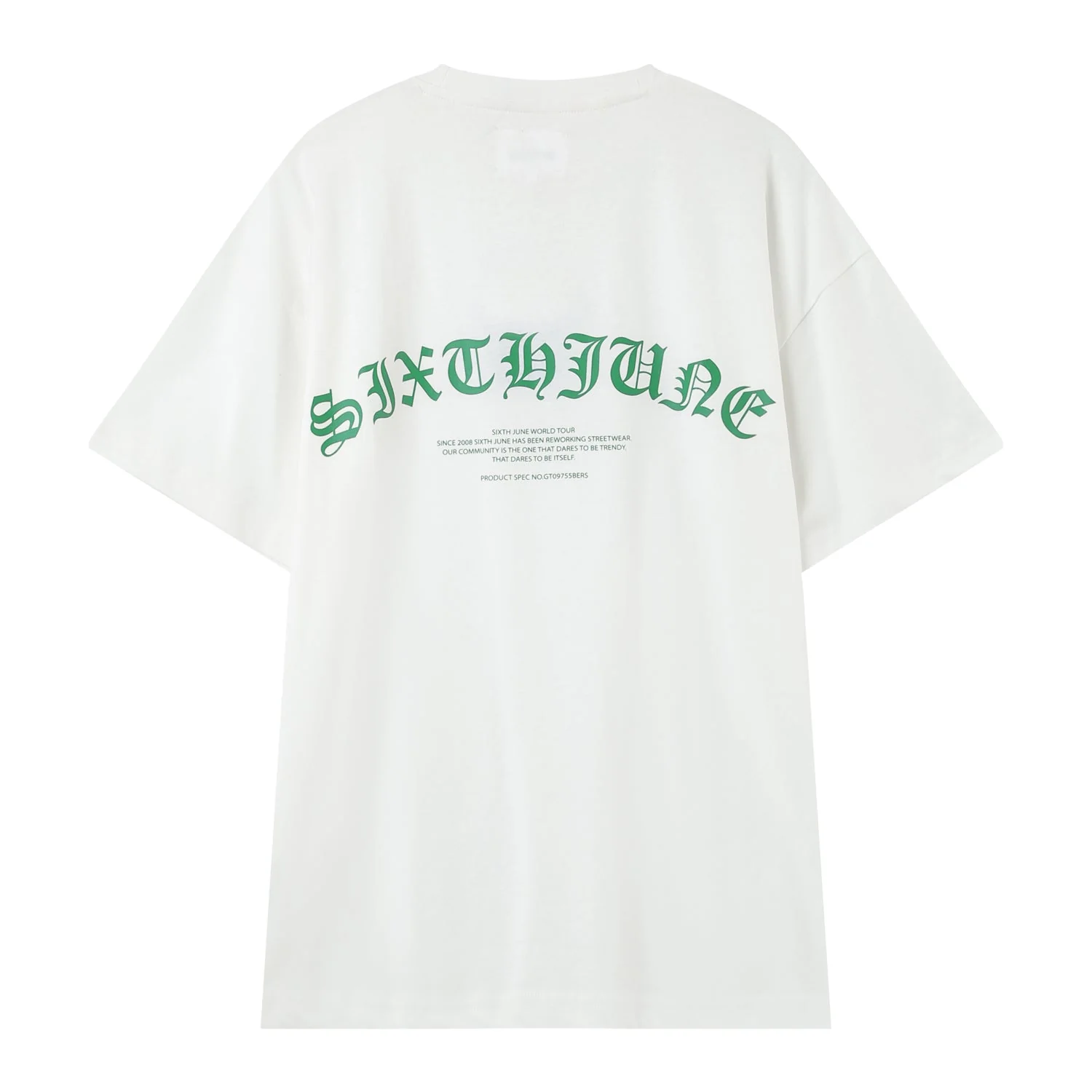 T-shirt logo gothique Blanc - Image 7