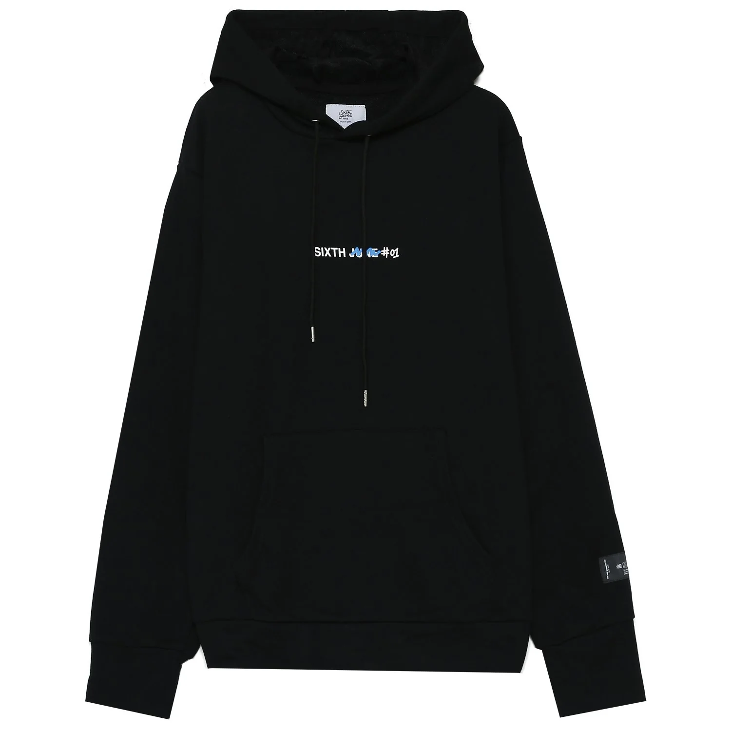 Sweatshirt graffiti arrière Noir - Image 6