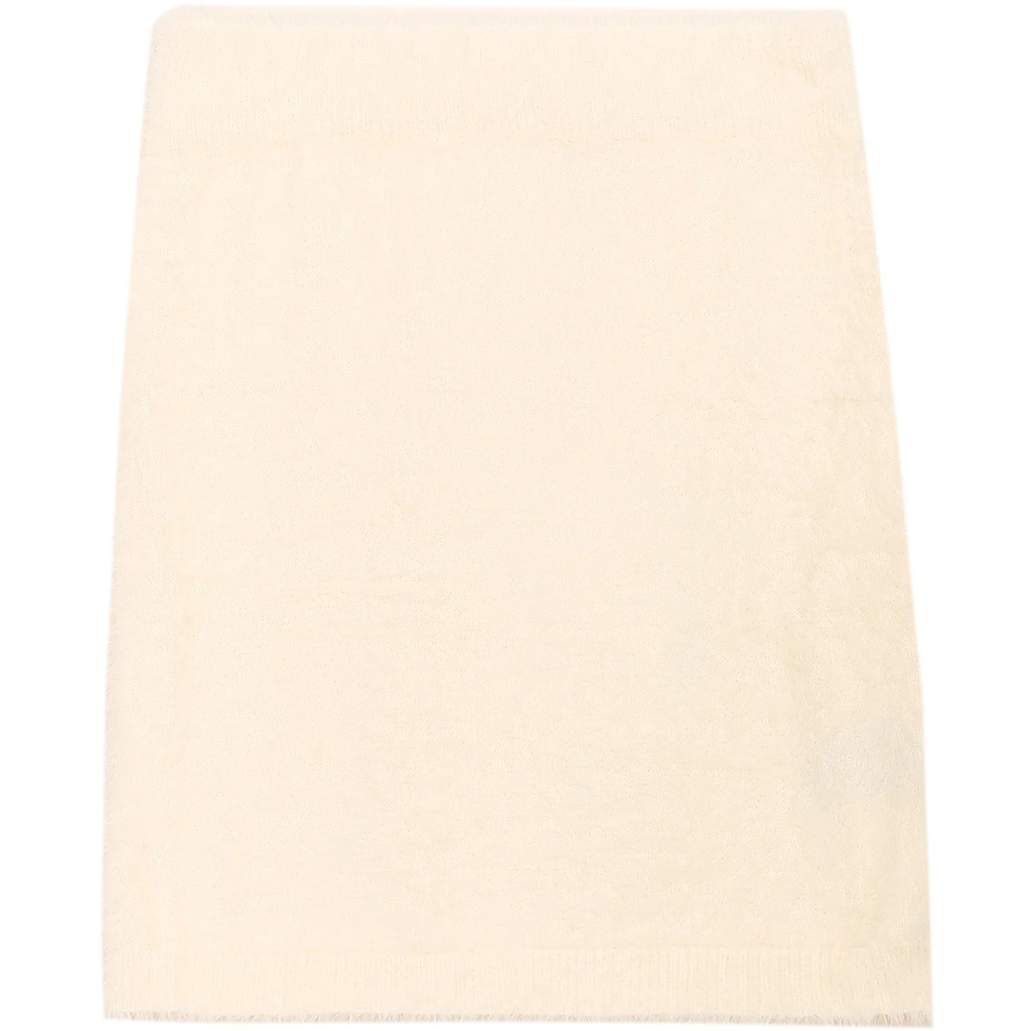 Jupe duveteuse courte Beige - Image 5