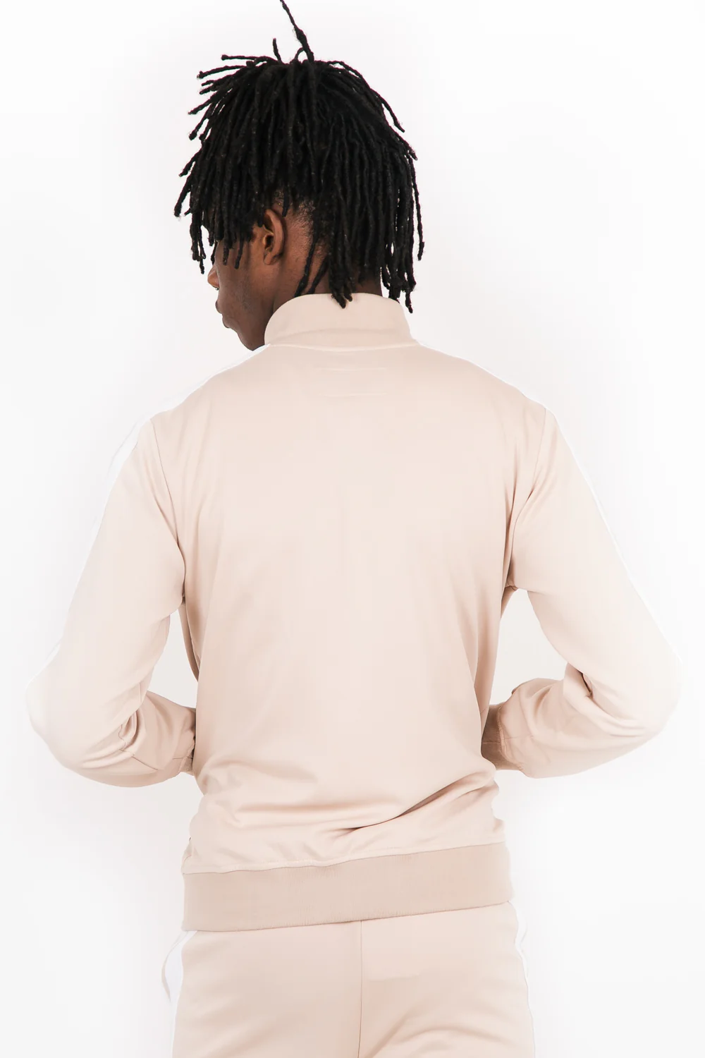 Haut survĂȘtement tracktop beige - Image 4